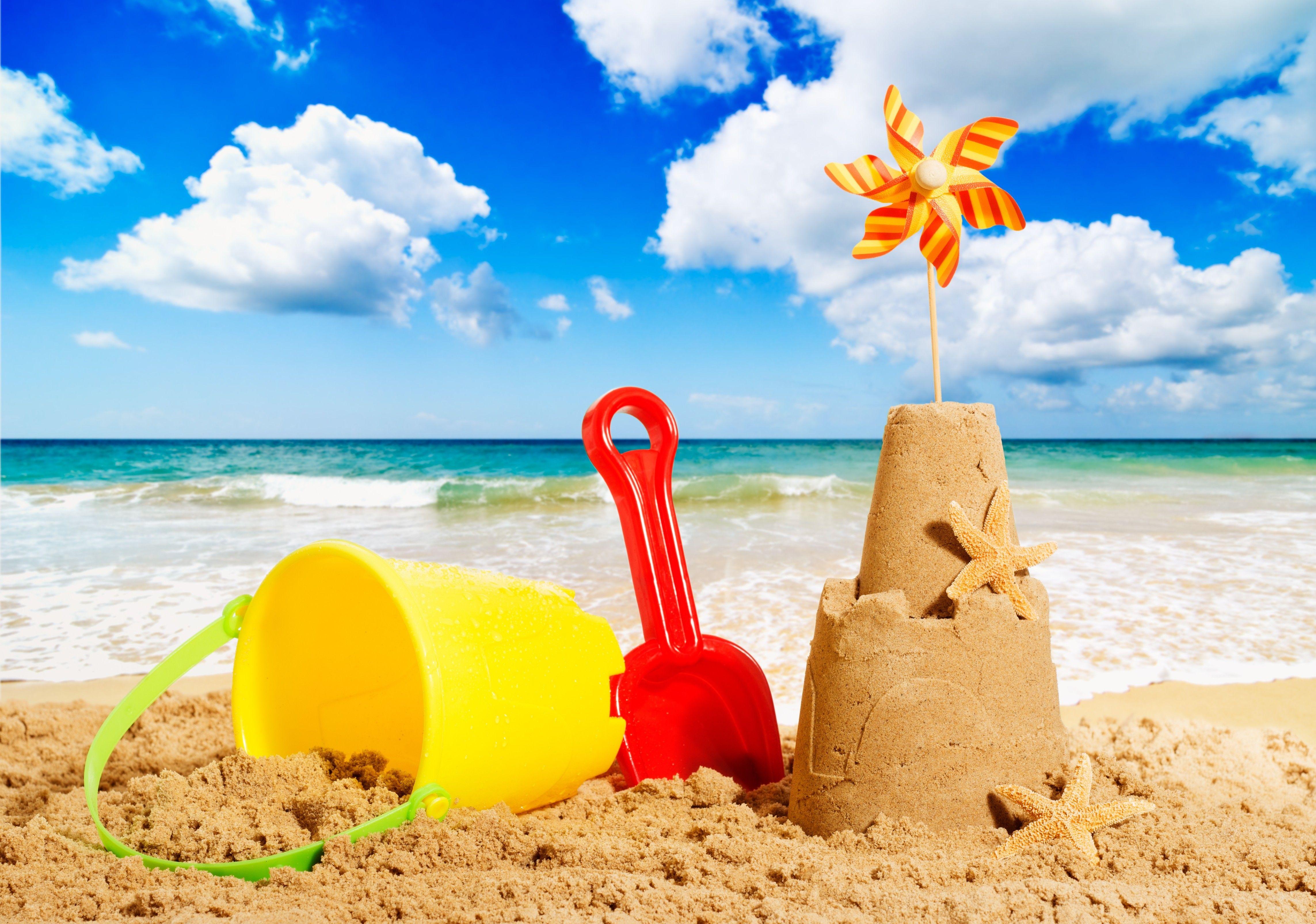 4573x3210 Beaches: Summer Beach Vacation Sand Sea HD Picture for HD 16:9 High