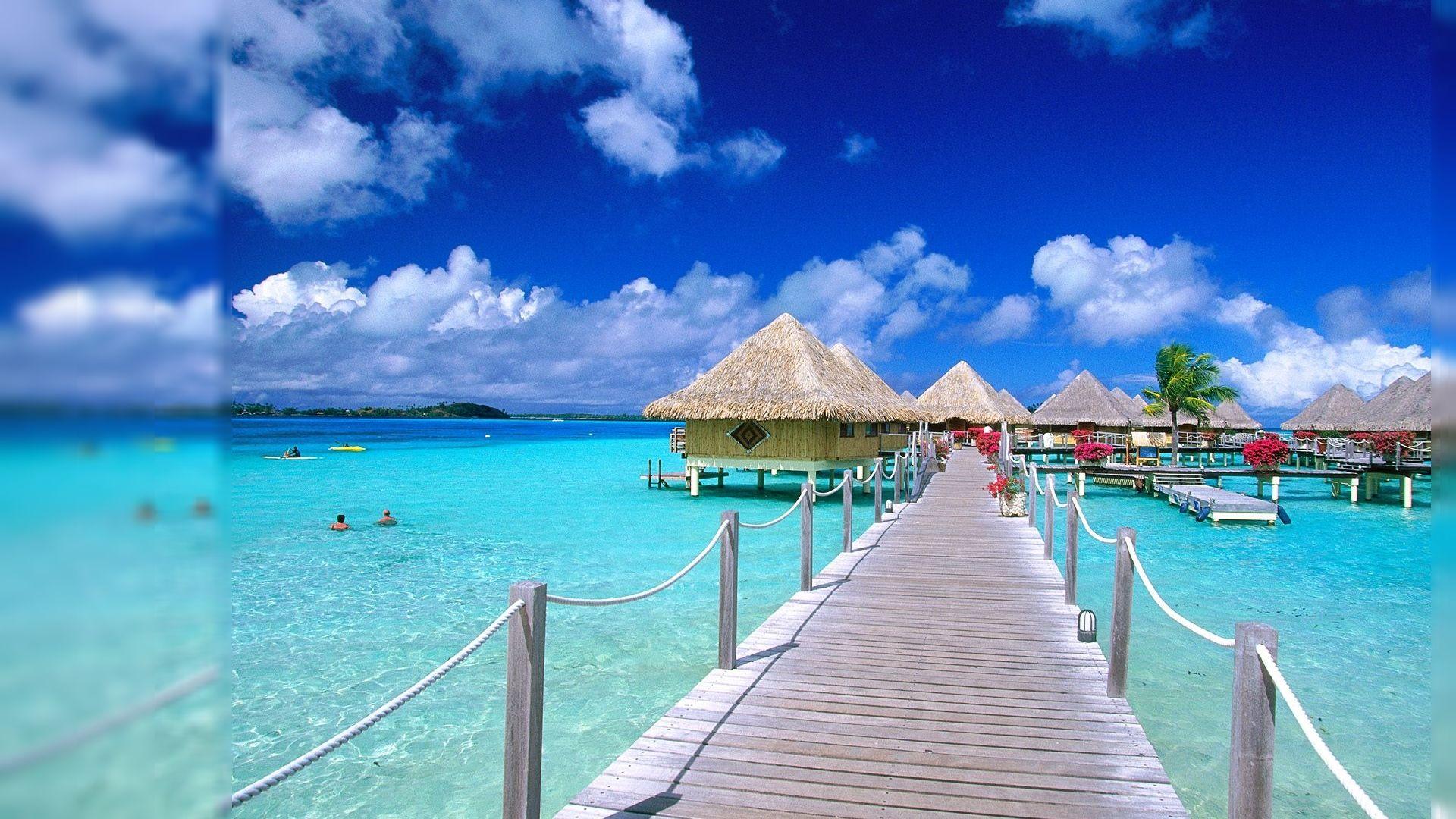 1920x1080 Tropical Beach Image. Nature HD Wallpaper