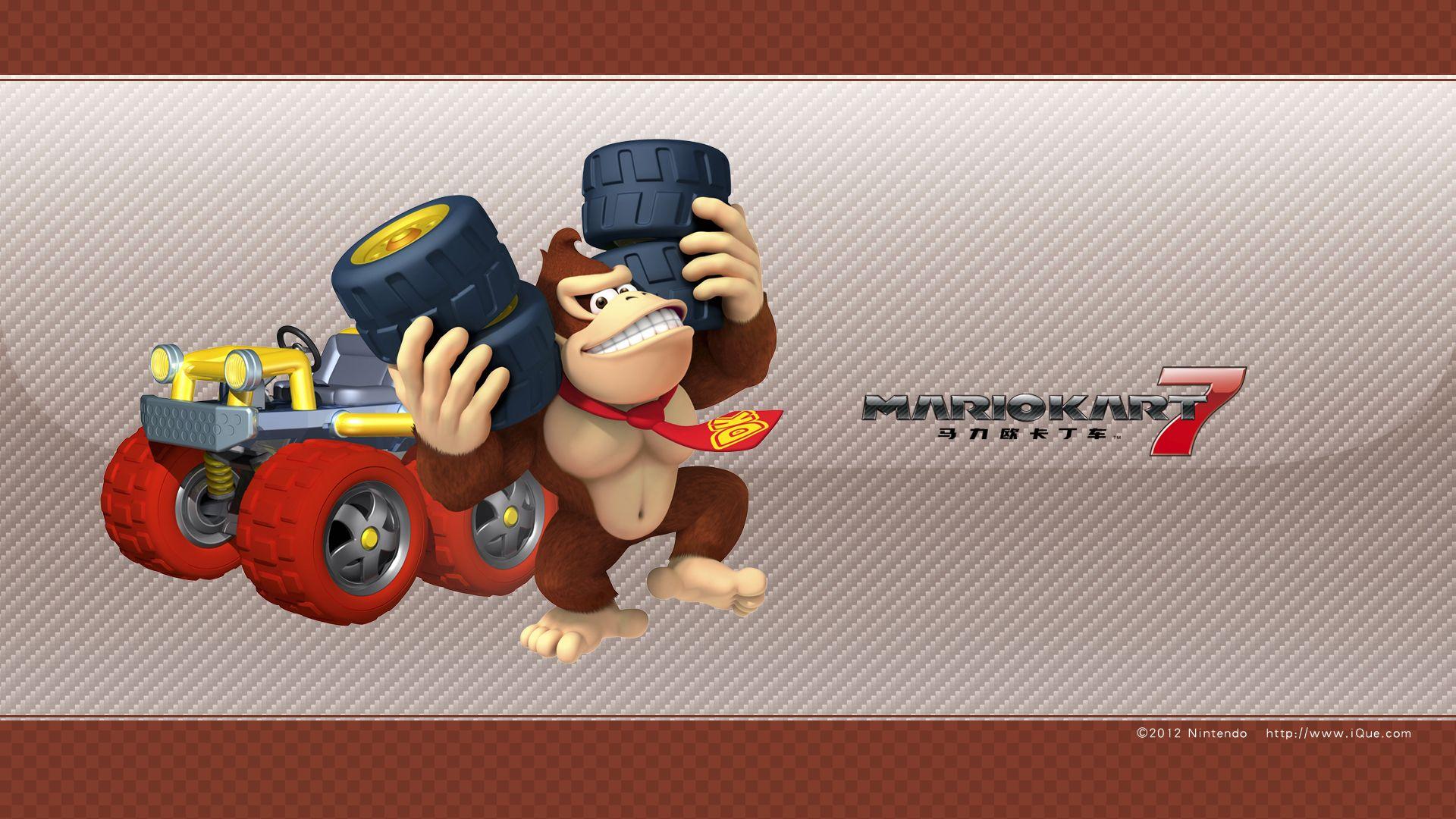 1920x1080 Mario Kart 7 (2011) promotional art