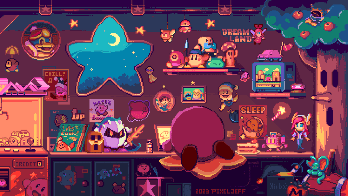 1400x788 Kirby's Chill Land - Behance