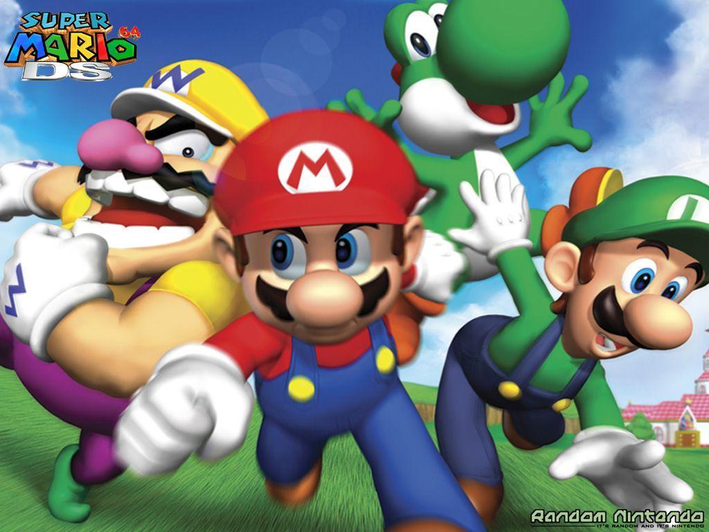 1024x768 Super Mario 64 Wallpaper