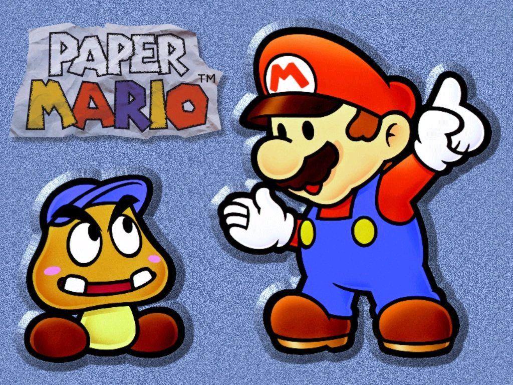 1024x768 Paper Mario 64 Artwork, Download Wallpaper