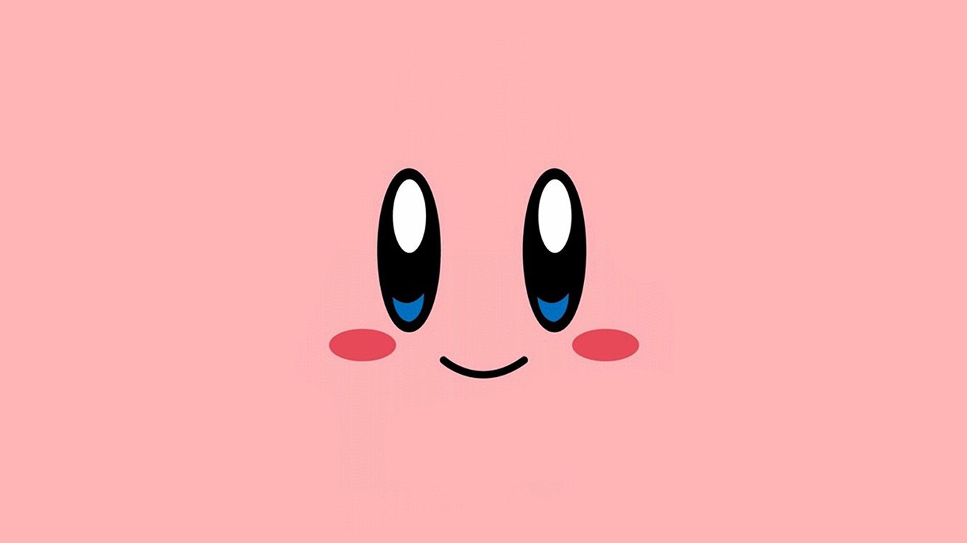1366x768 Kirby Khuôn mặt màu hồng dễ thương minh họa hình nền nghệ thuật https://wallpaperaccess.com/full/2522055.jpg