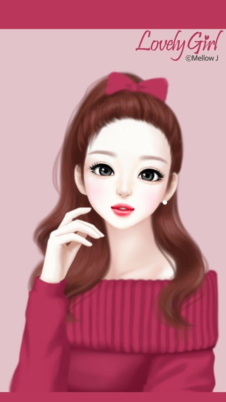 Pretty Girl Cartoon Wallpapers - Top Free Pretty Girl Cartoon ...