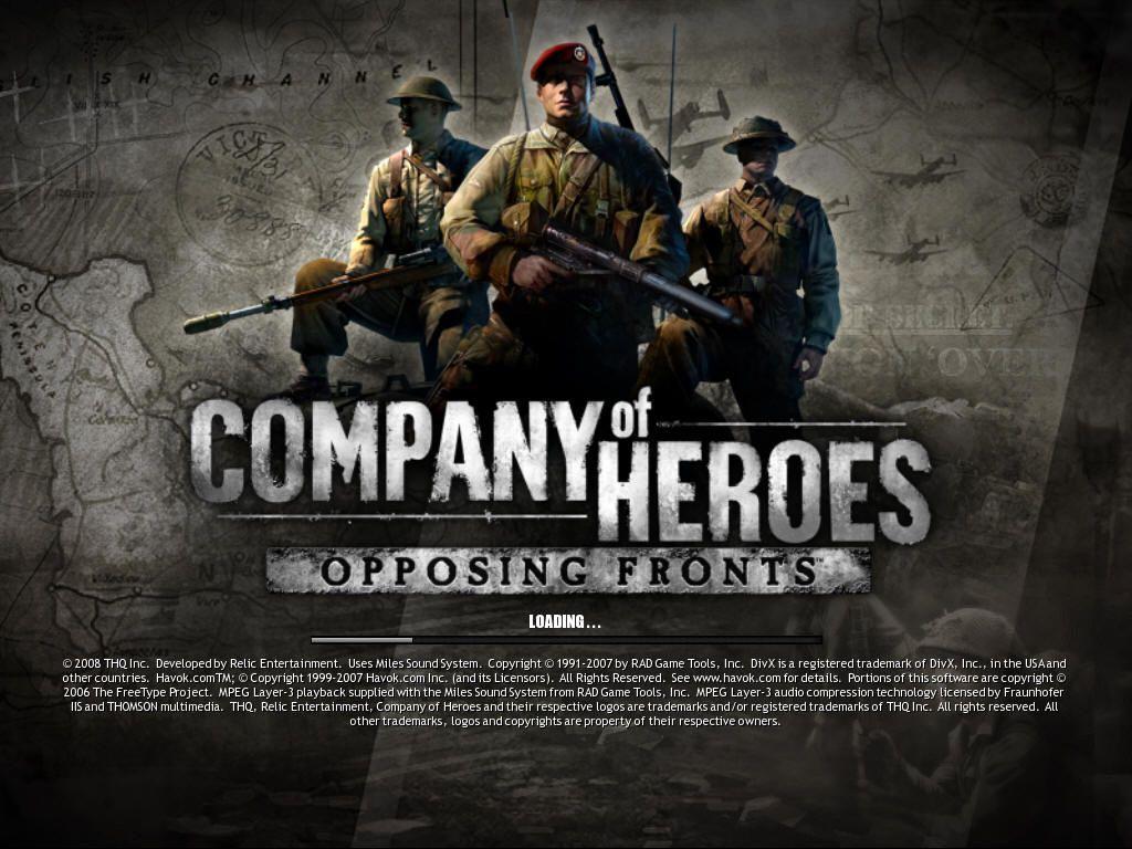 Коды для company of heroes opposing fronts