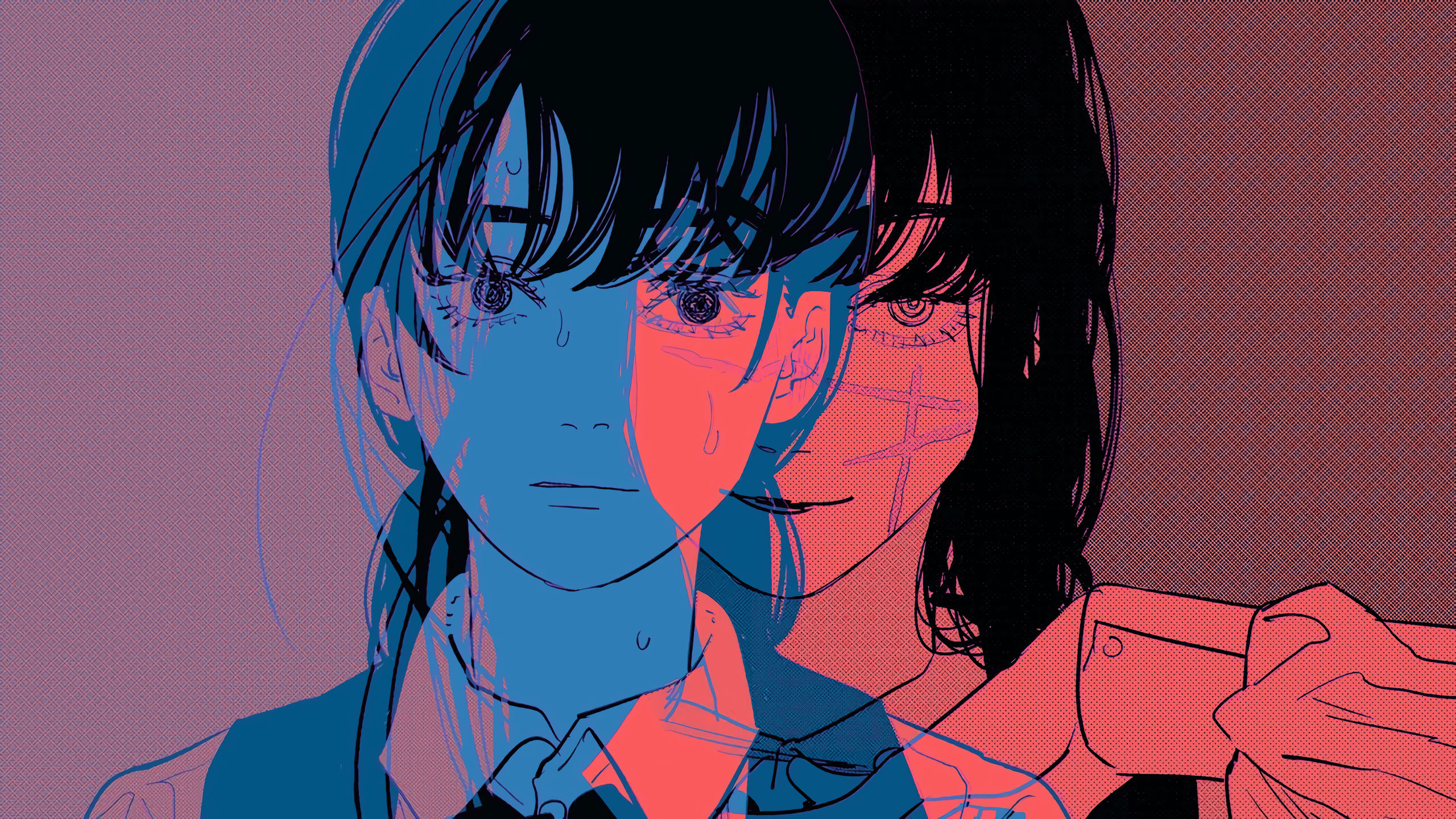 2560x1440 Asa Yoru Wallpaper (Upscaled From Volume 12 Trailer)