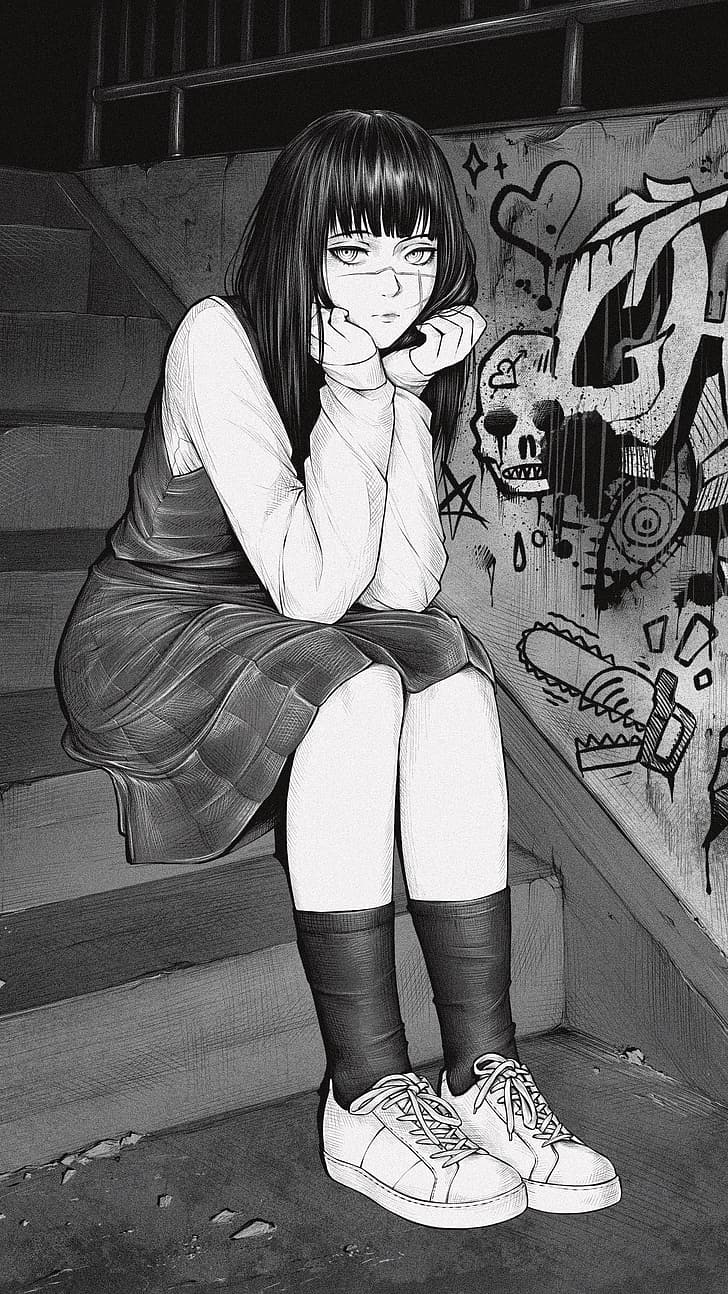 728x1294 Yoru (Chainsaw Man) 1080P, 2K, 4K, 5K HD wallpaper free download
