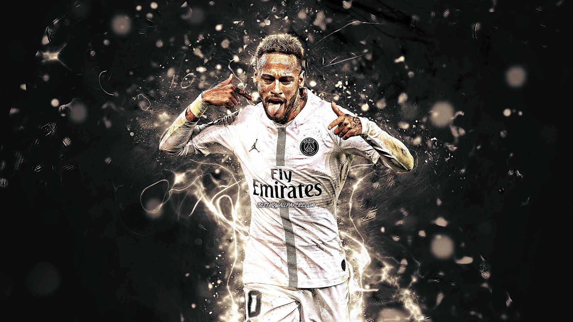1920x1080 Download Pro Athlete Neymar 4K Edit Wallpaper