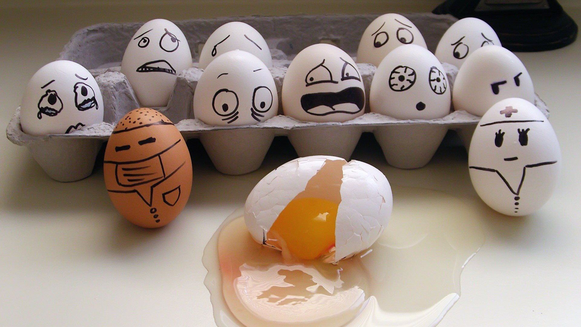 1920x1080 Funny Egg Face Drawing HD Funny Wallpaper