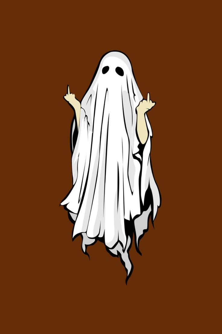 736x1104 F*ck you Ghost Funny Vintage Halloween Phone Wallpaper