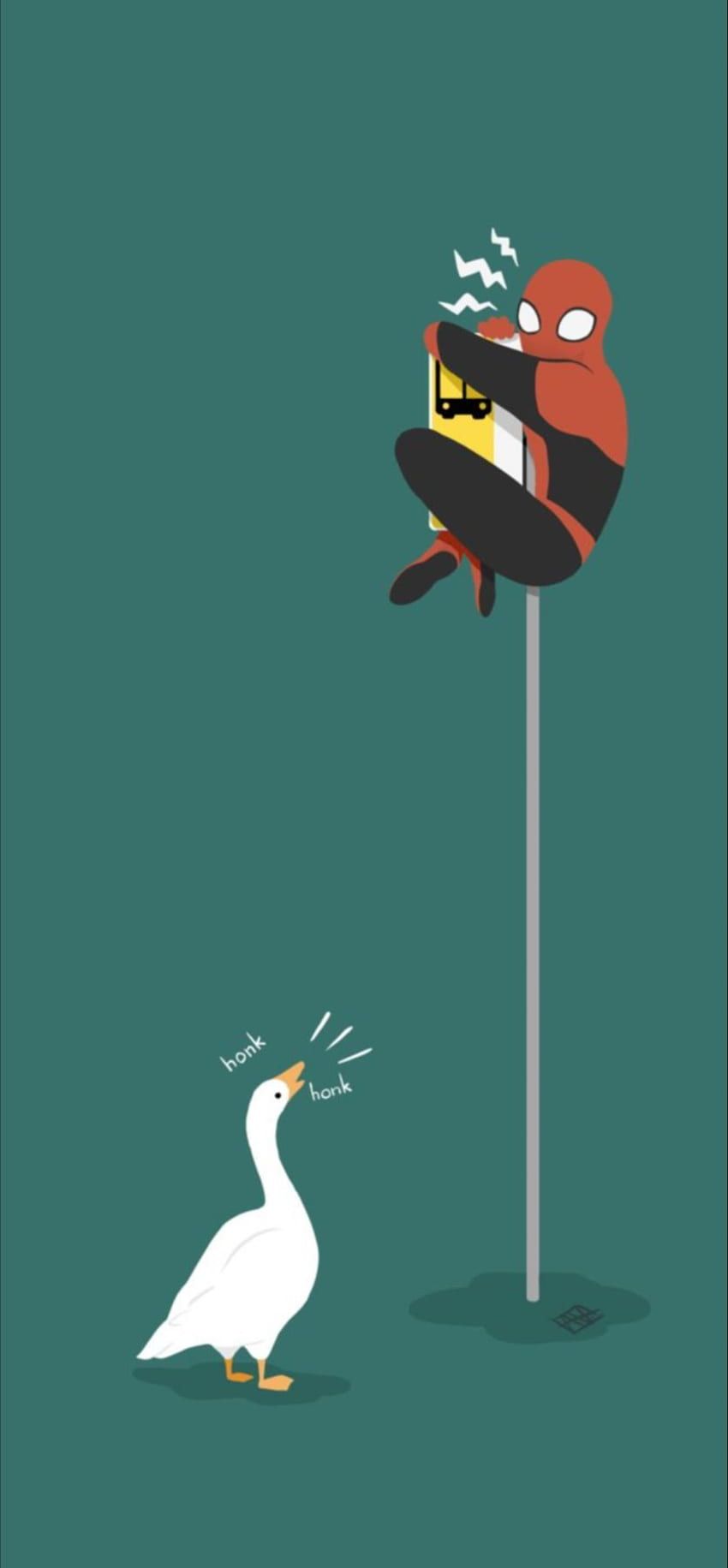 850x1831 Untitled Goose Game And Out Favorite Neighborhood Spider Man. Duck, Funny Games, Goose Drawing HD phone wallpaper