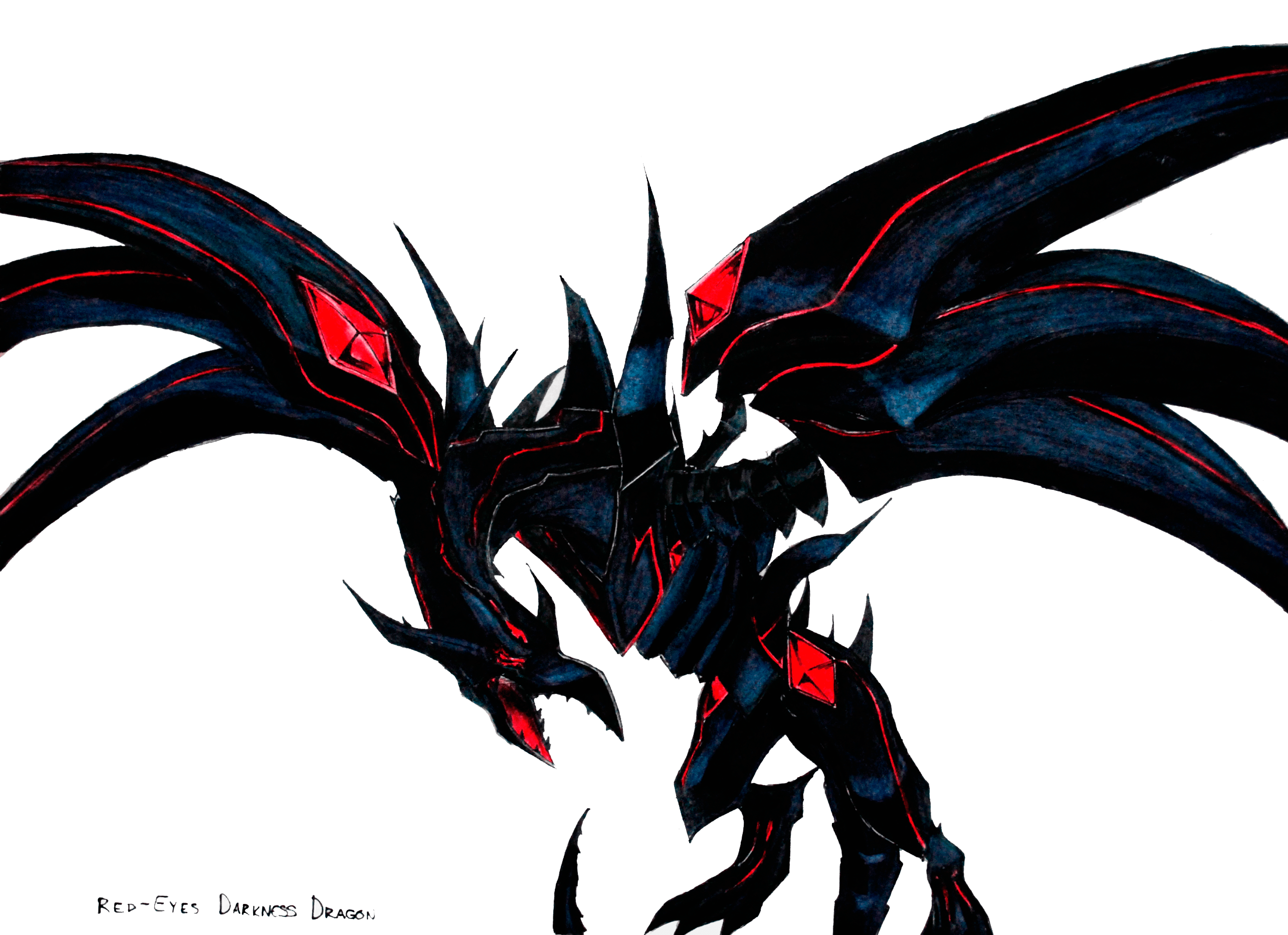 red eyes black dragon model kit