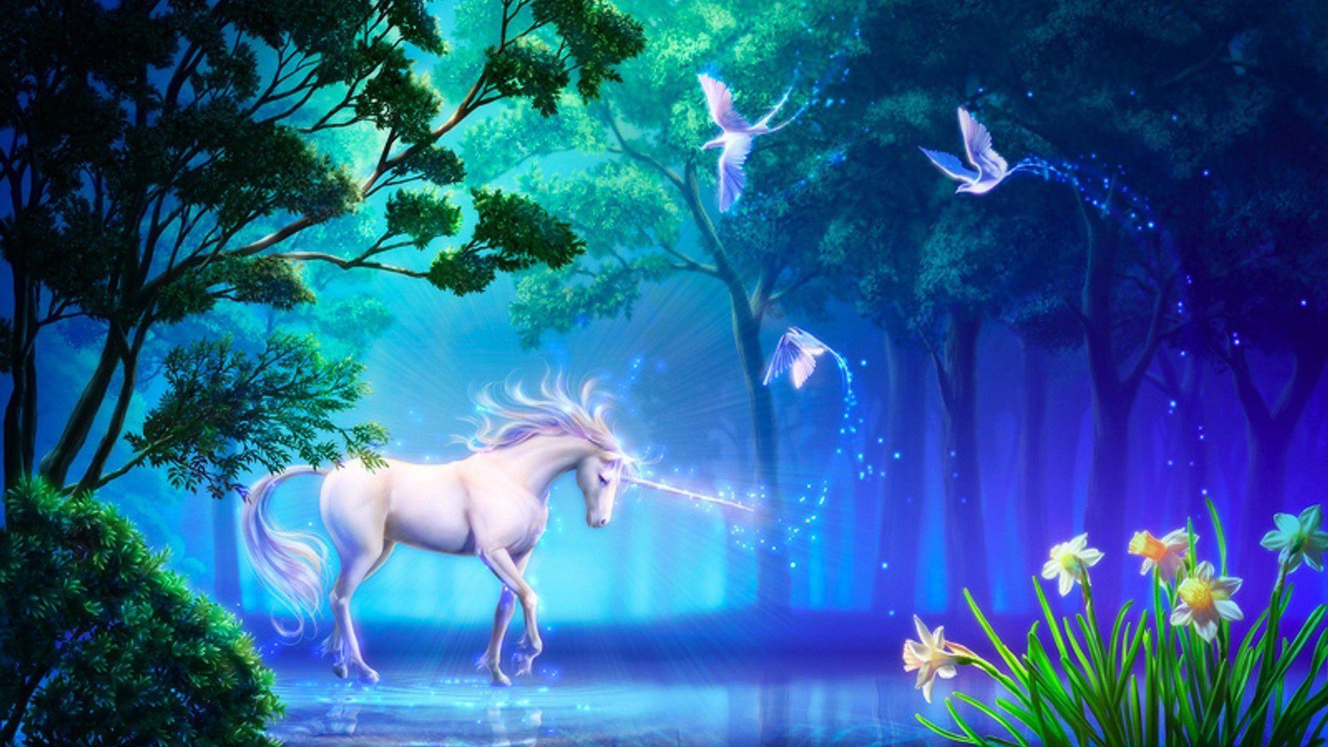 1920x1080 Unicorn Background