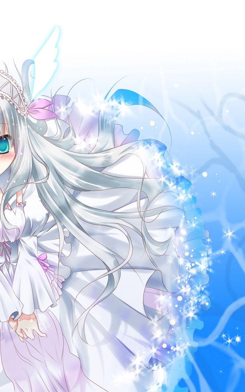 800x1280 Wallpaper Anime, Girl, Cute, Embarrassment, Air Anime Girl