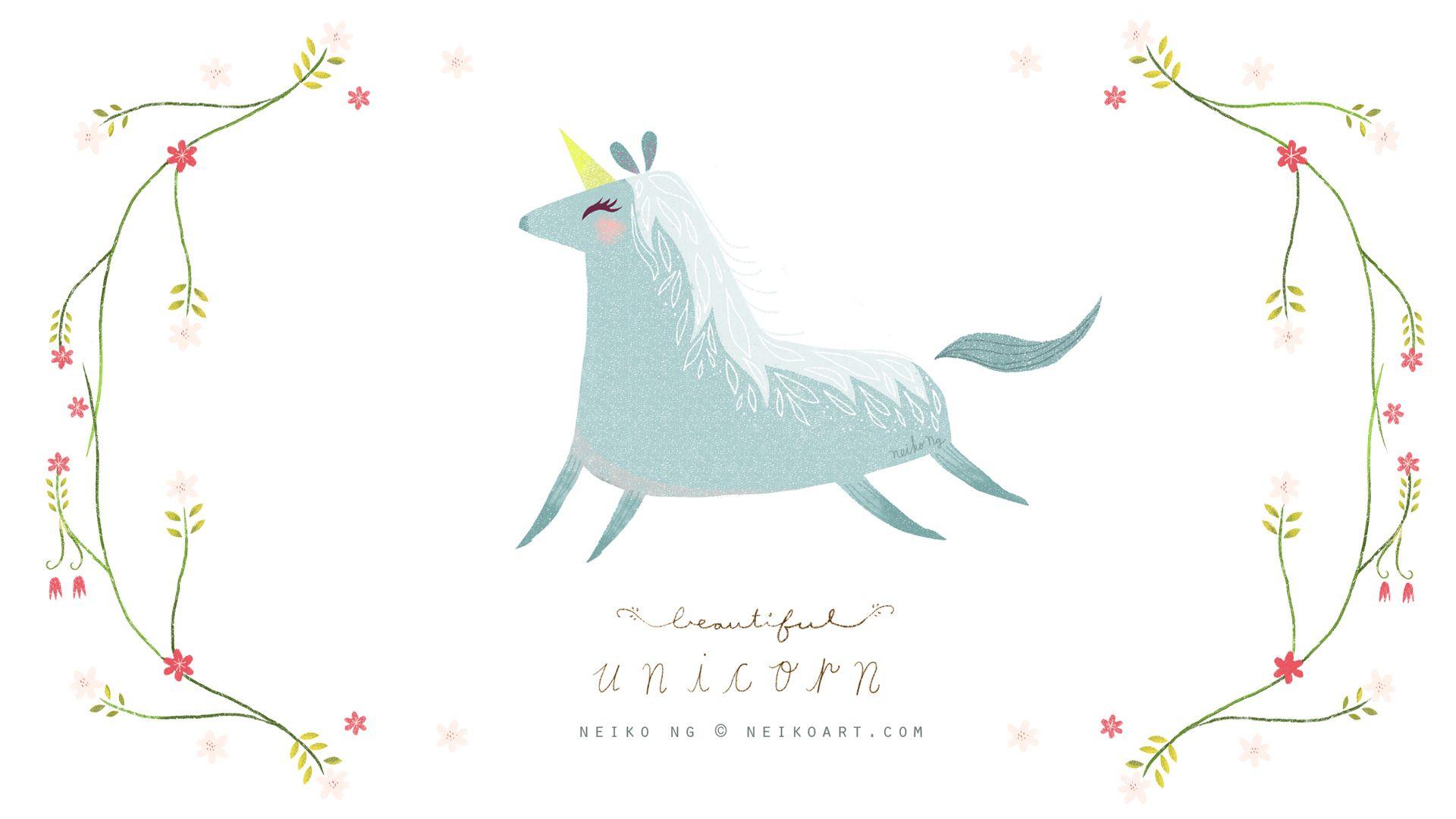 1920x1080 Unicorn Desktop Wallpaper