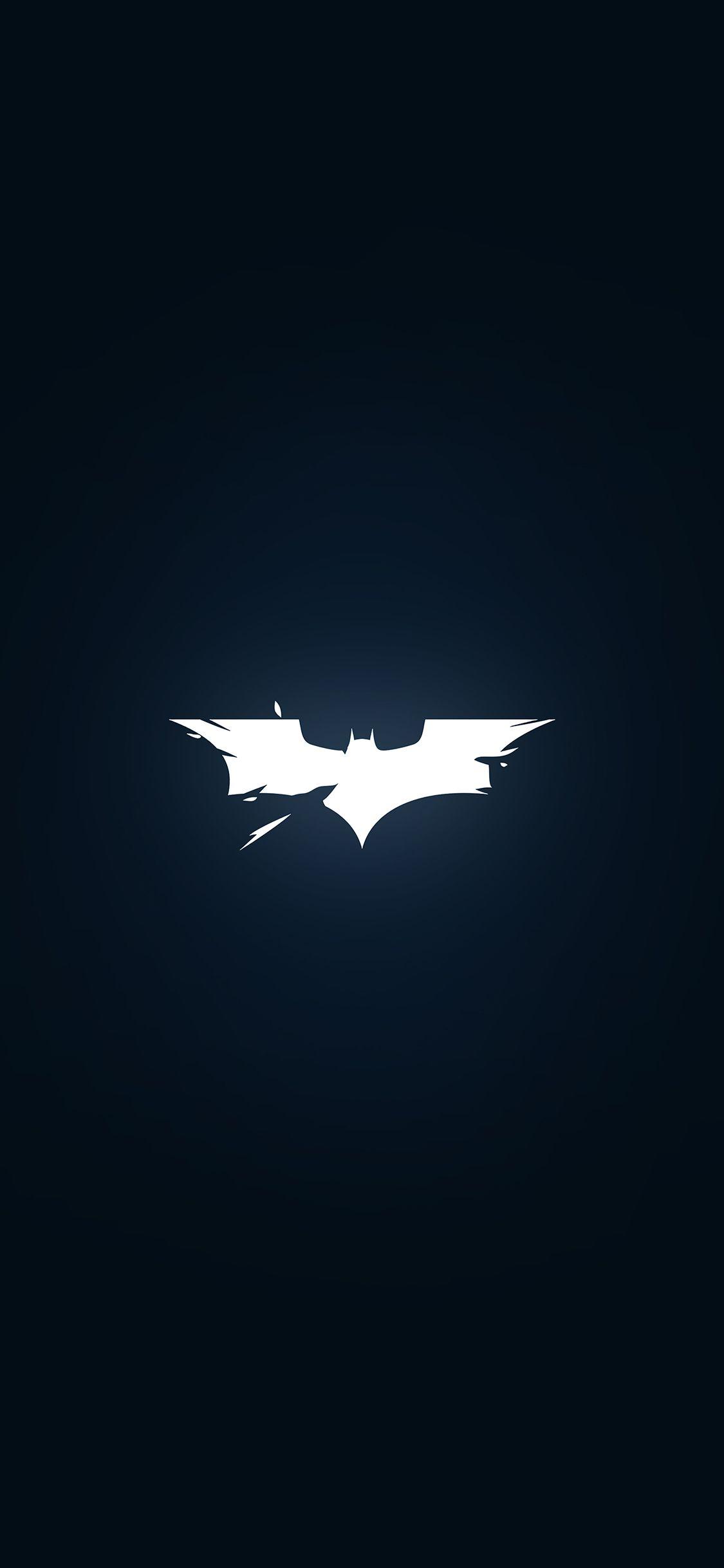 1125x2436 Wallpaper Batman Logo Dark Shattered