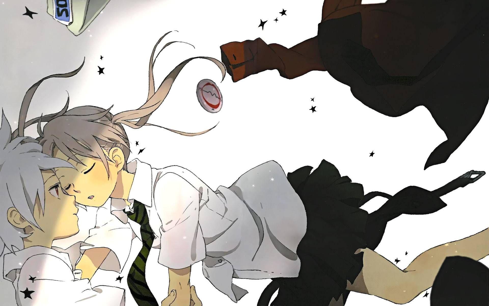 1920x1200 427038 Soul Eater Soul And Maka White Wallpaper. Пожиратель душ