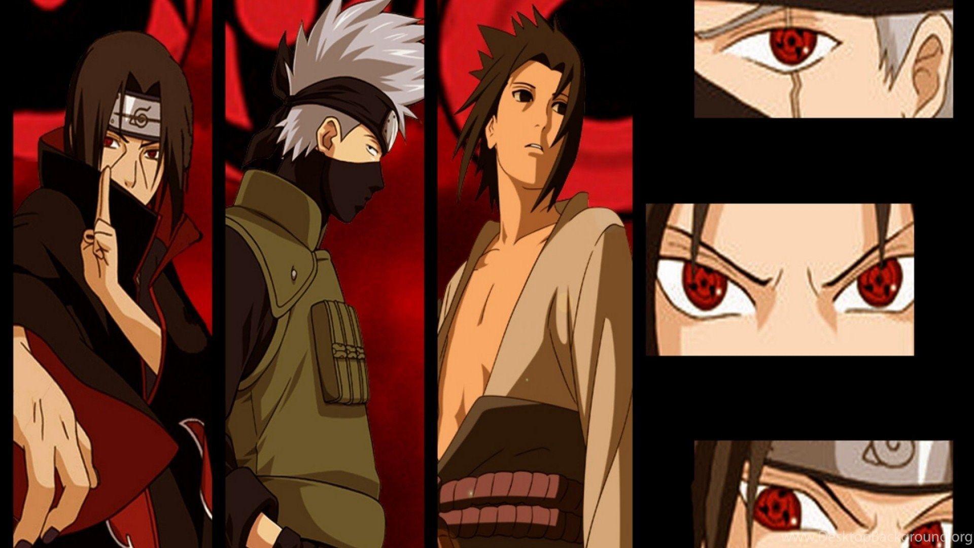 1920x1080 Wallpaper Kakashi Sharingan Naruto Shippuden Itachi Mangekyou