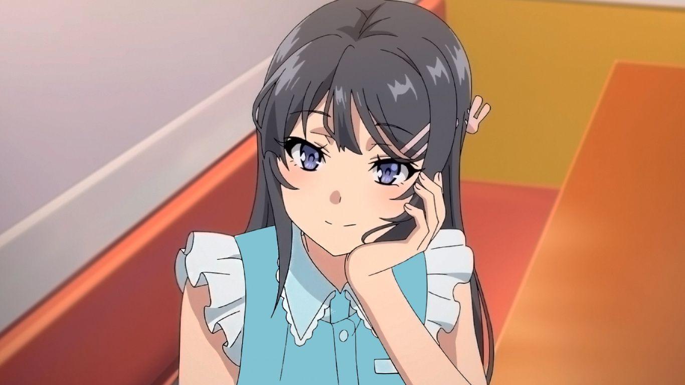 1366x768 Download 1366x768 wallpaper cute, anime girl, sakurajima mai