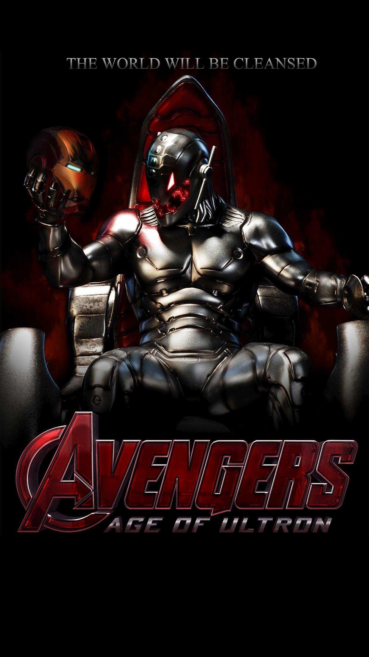 1242x2208 Avengers 2 Poster Wallpaper for iPhone X, 6 Download
