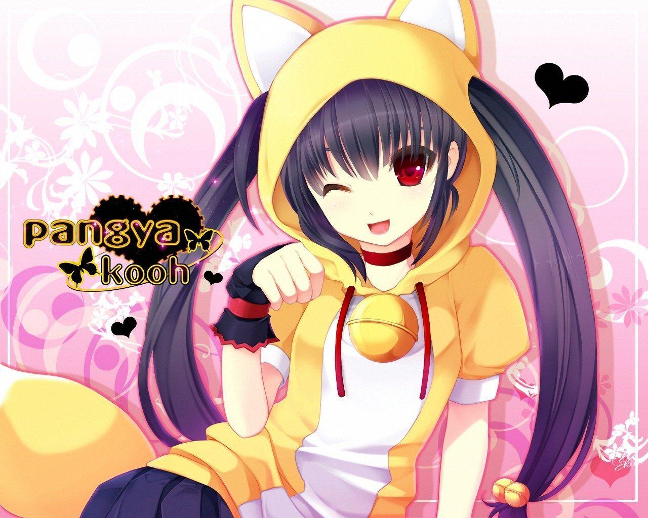 Anime Neko Girl Wallpapers Top Free Anime Neko Girl Backgrounds Wallpaperaccess