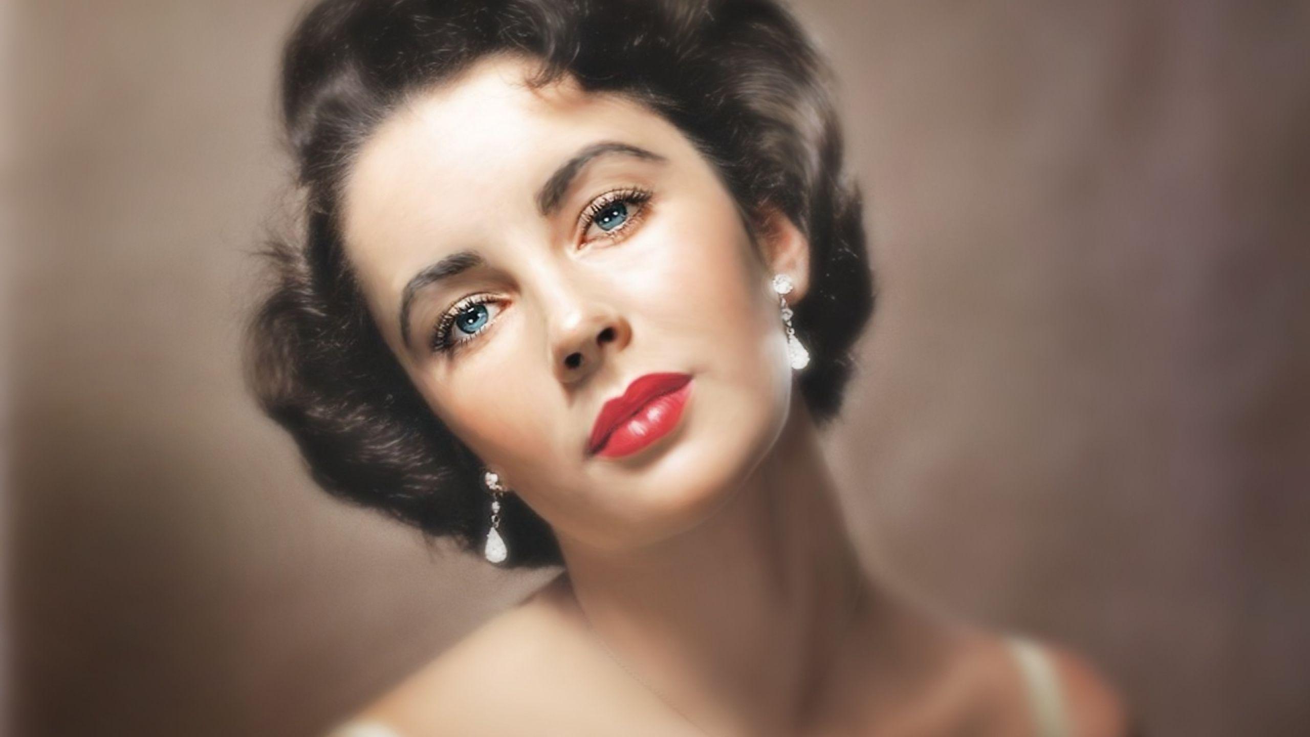 2560x1440 Elizabeth Taylor Wallpaper