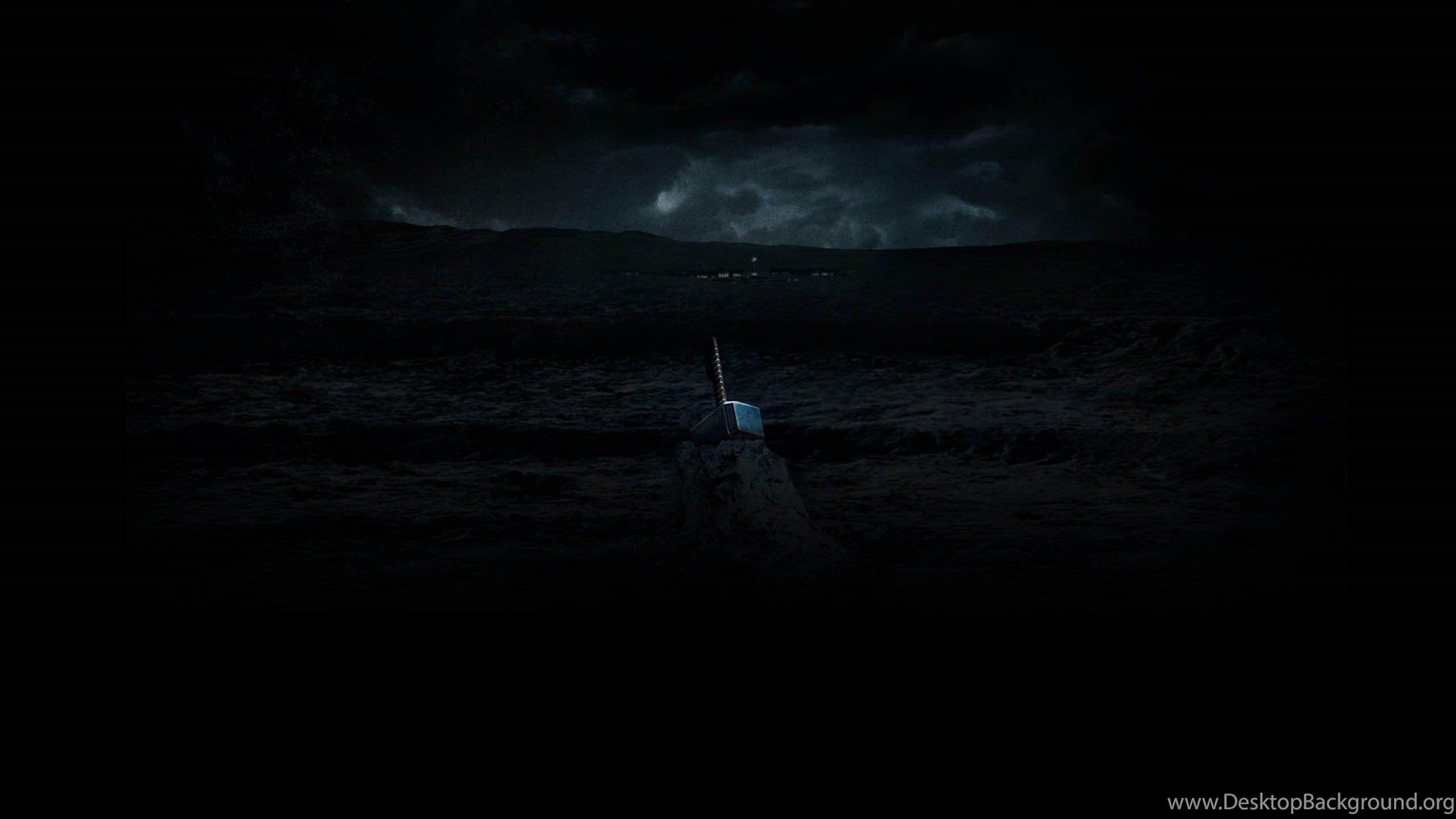 2560x1440 Movies Thor Hammer Stone Avengers Desktop Wallpaper Movies