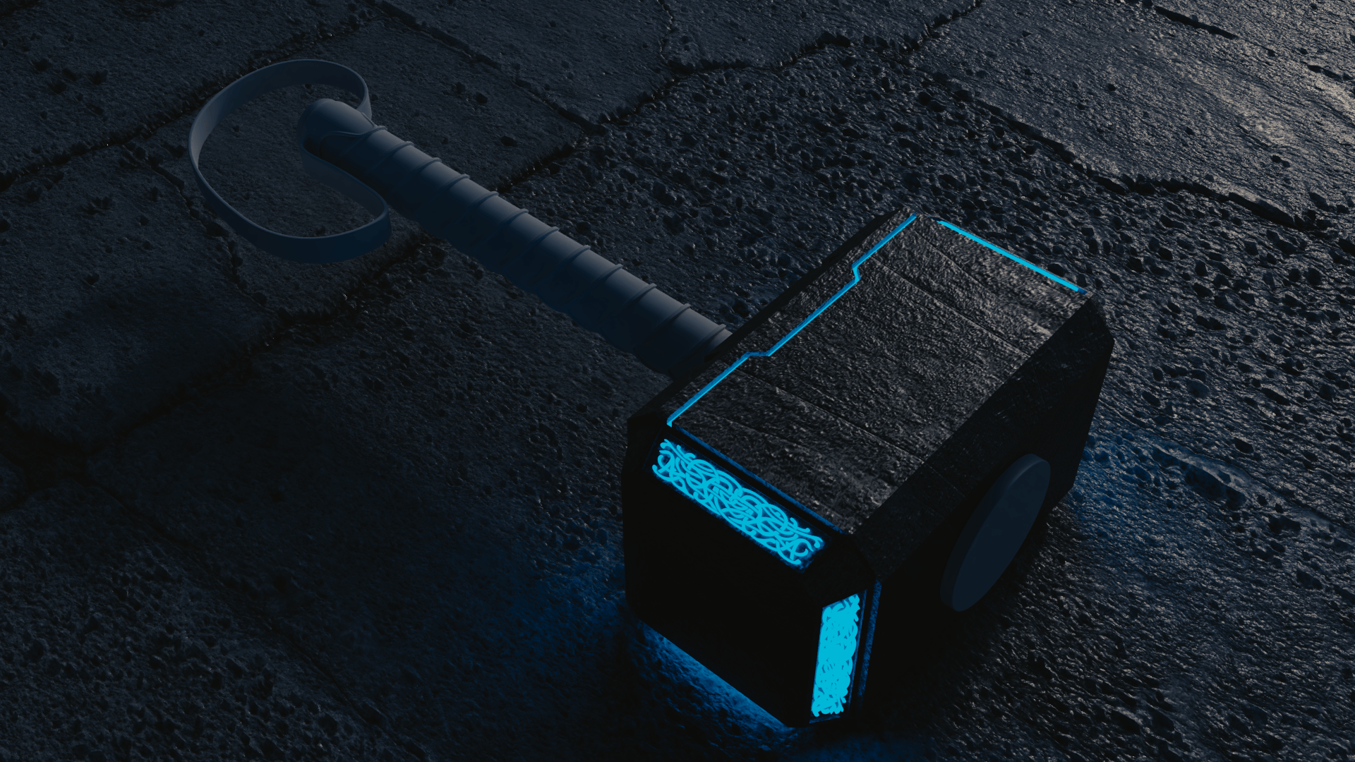 1920x1080 Thor Hammer Wallpaper