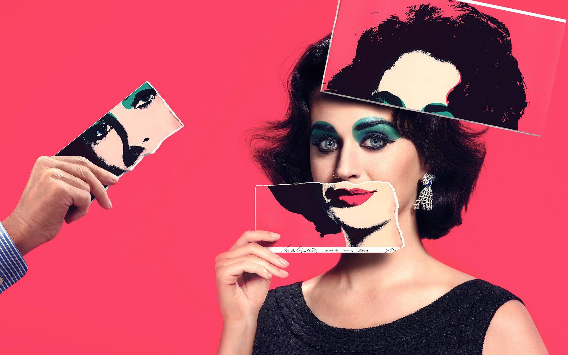 1920x1200 Katy Perry as Elizabeth Taylor Wallpaper