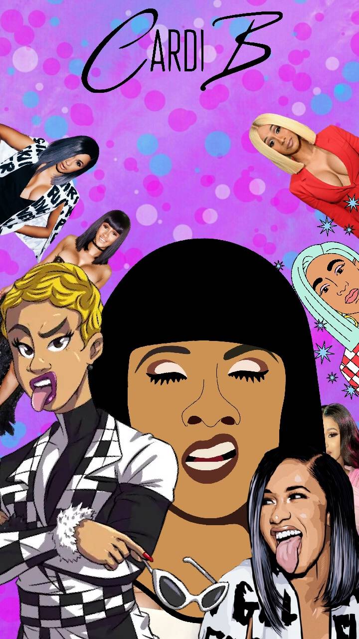 720x1280 Cardi B Collage wallpaper