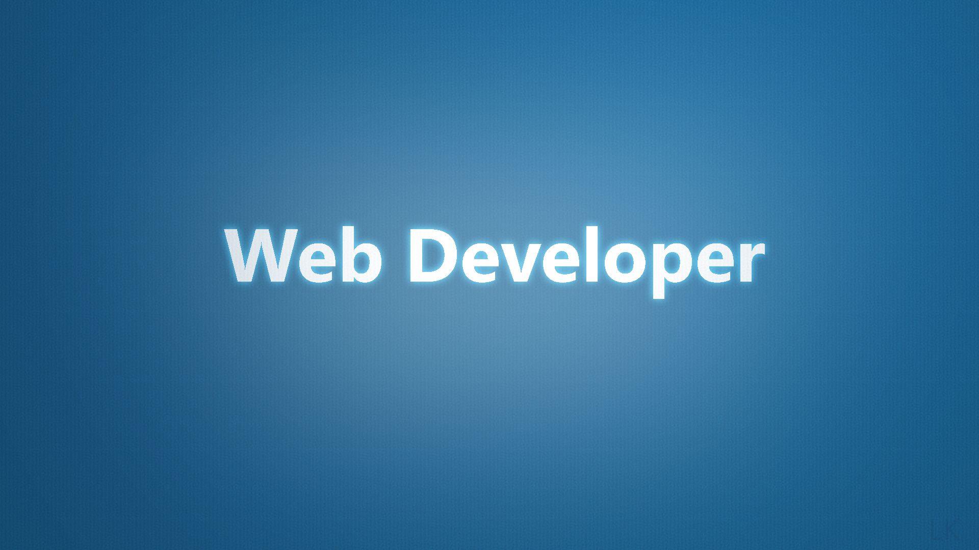 web developer wallpaper