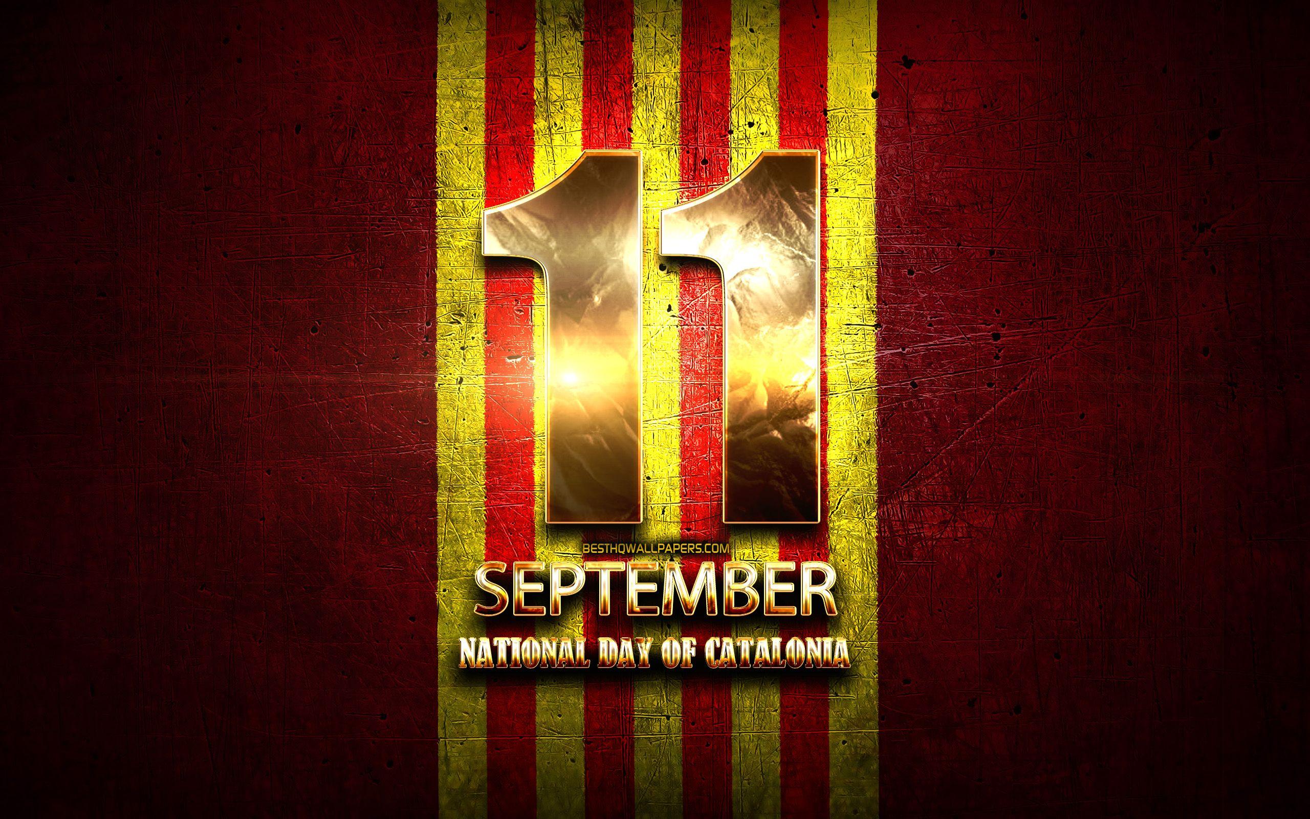 2560x1600 Download wallpaper National Day of Catalonia, September 11