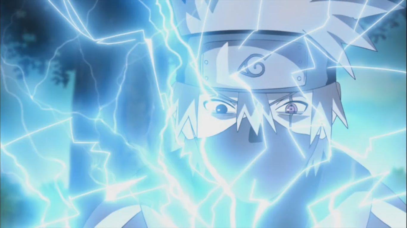 1366x768 Kakashi Chidori Wallpaper