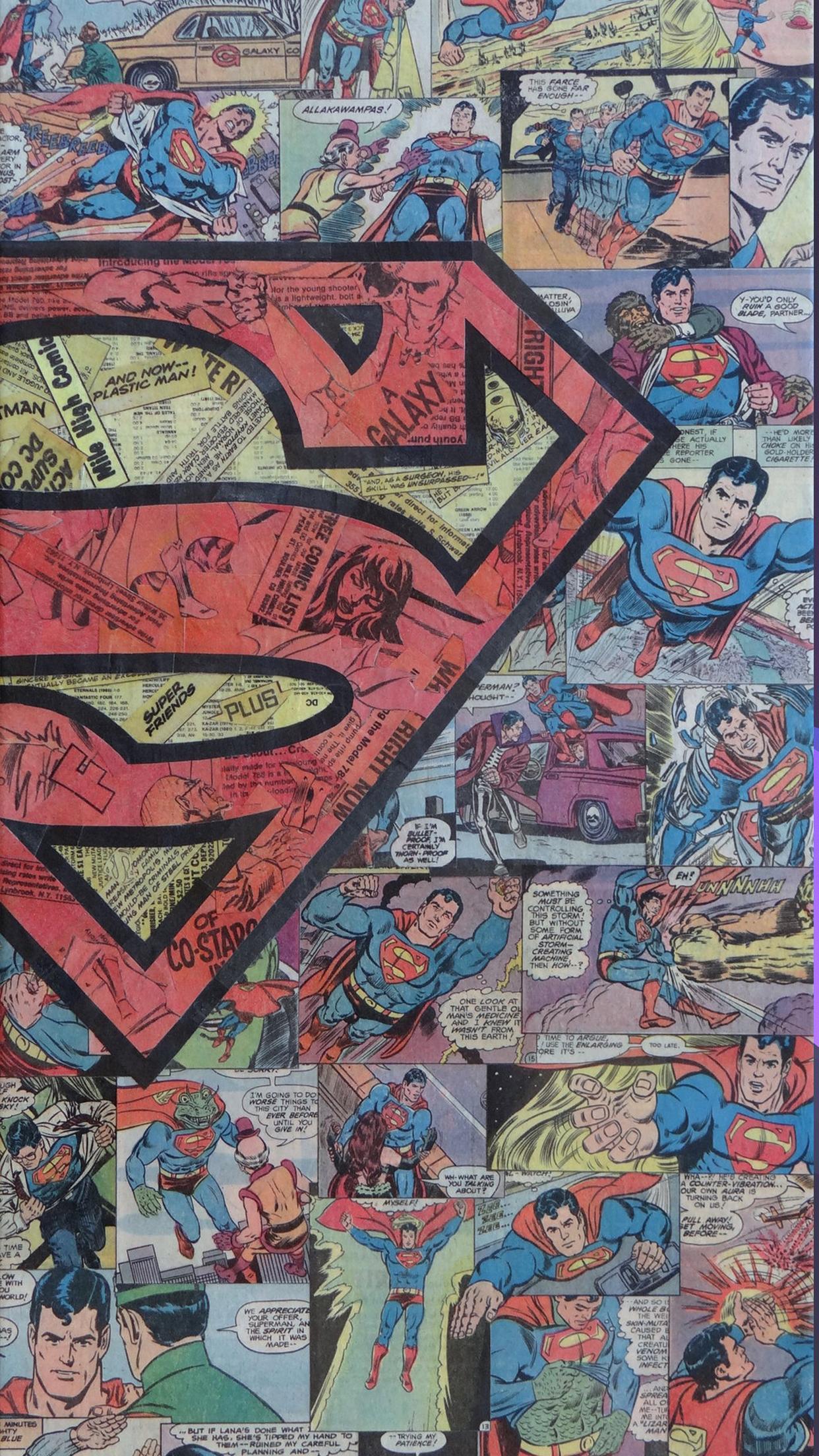 1242x2208 Superman iPhone X Wallpaper