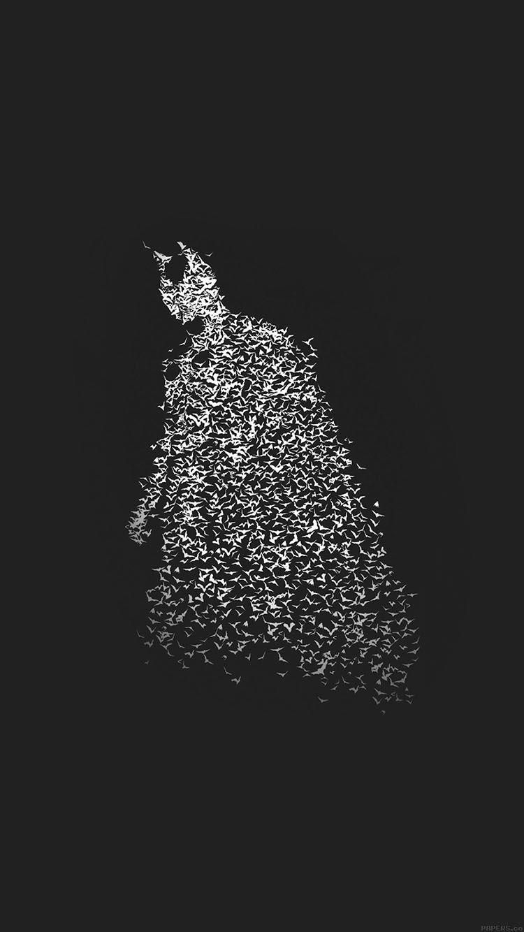 750x1334 Wallpaper Batman By Bats Pattern Darknight