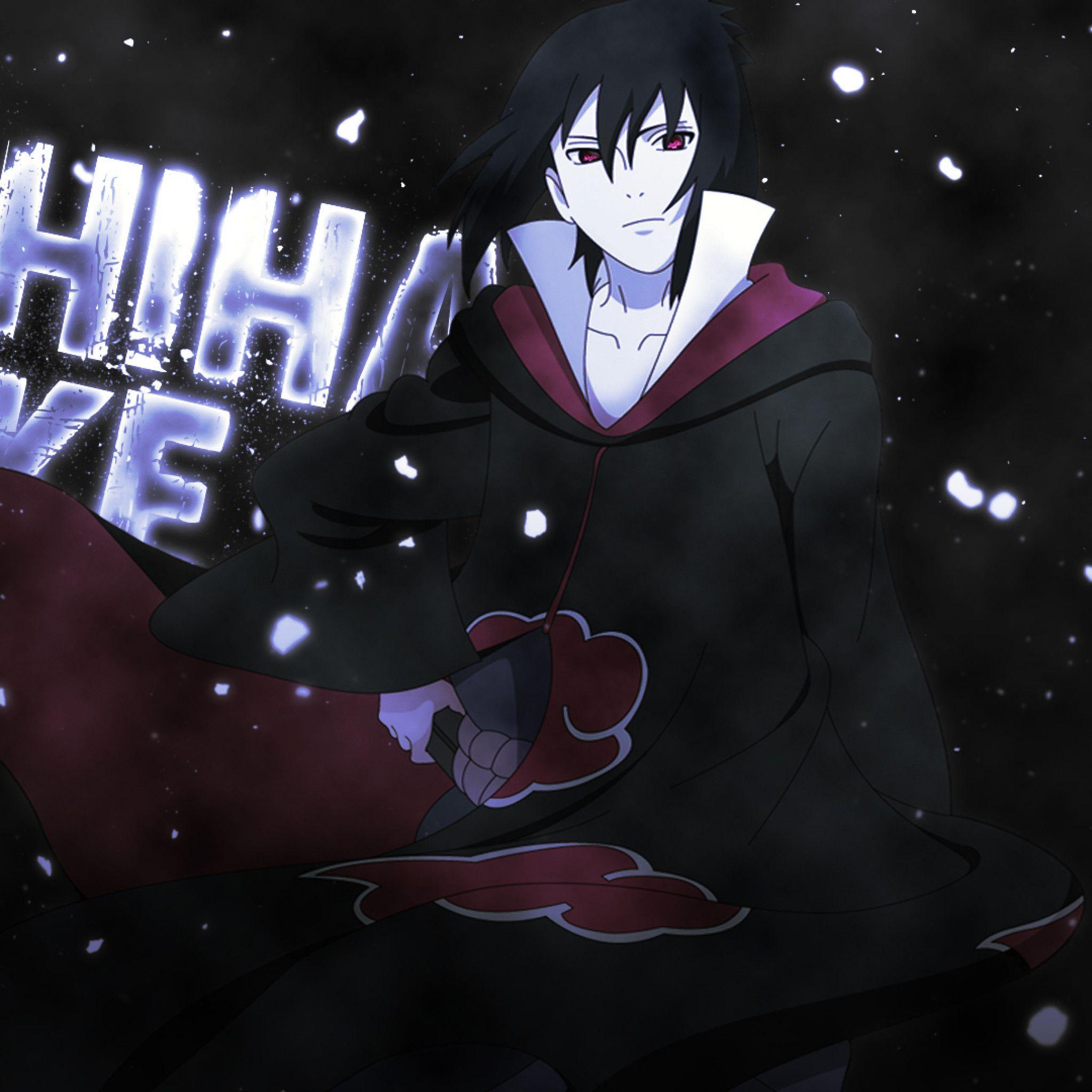 2048x2048 Sasuke Mangekyou Sharingan Wallpaper