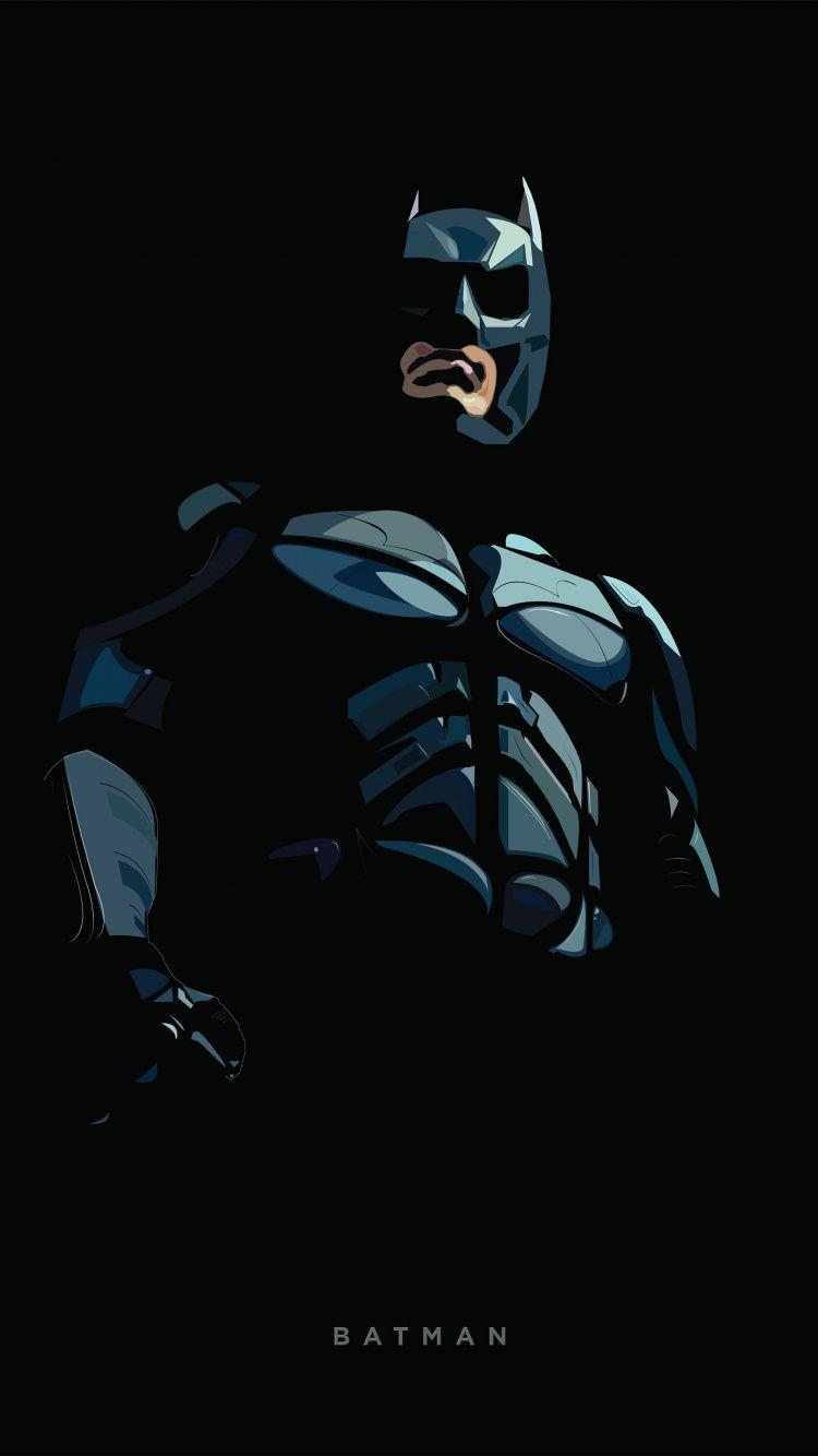 750x1334 Download 750x1334 wallpaper batman, minimal, artwork, iphone 7