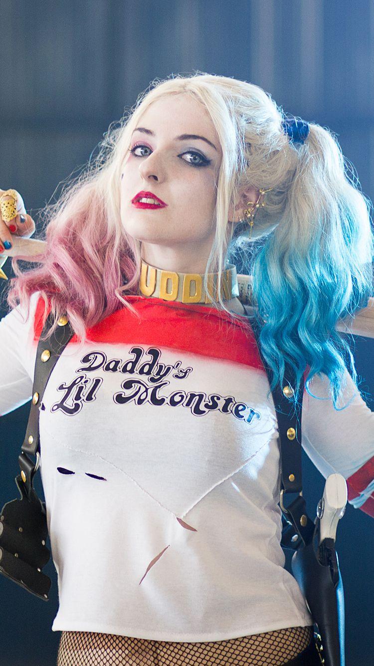 750x1334 Harley Quinn iPhone Wallpaper HD