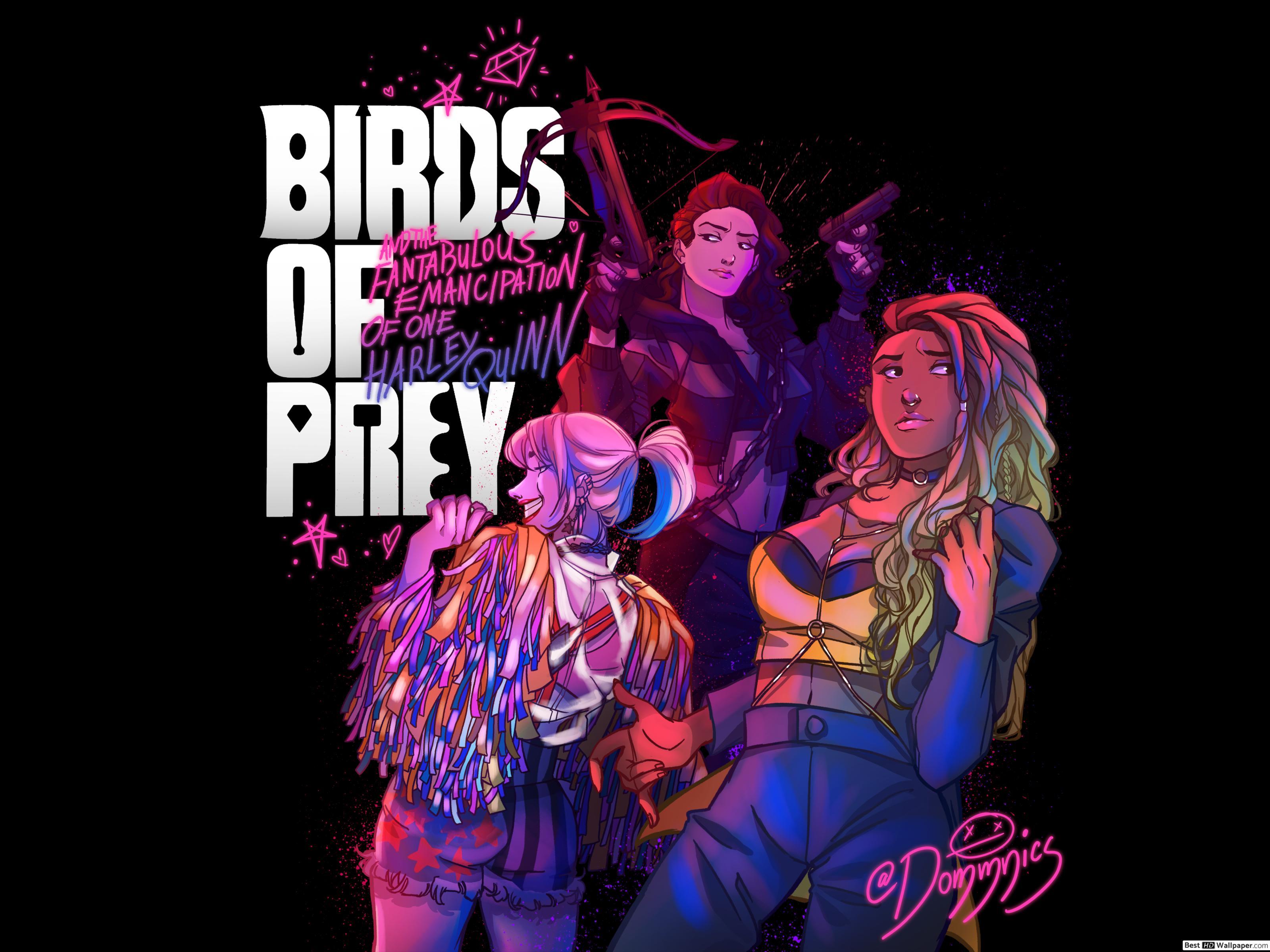 3200x2400 Birds of Prey, Harley Quinn, Black Canary & Huntress HD wallpaper