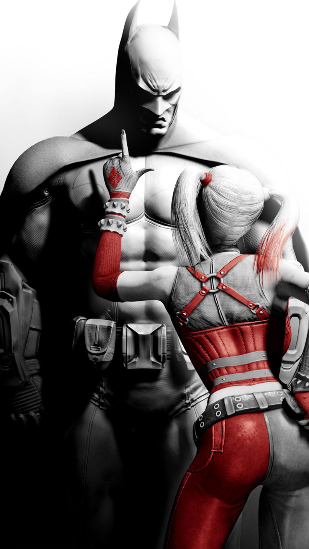 1080x1920 Batman and Harley Quinn HD Wallpaper. HD Wallpaper Download