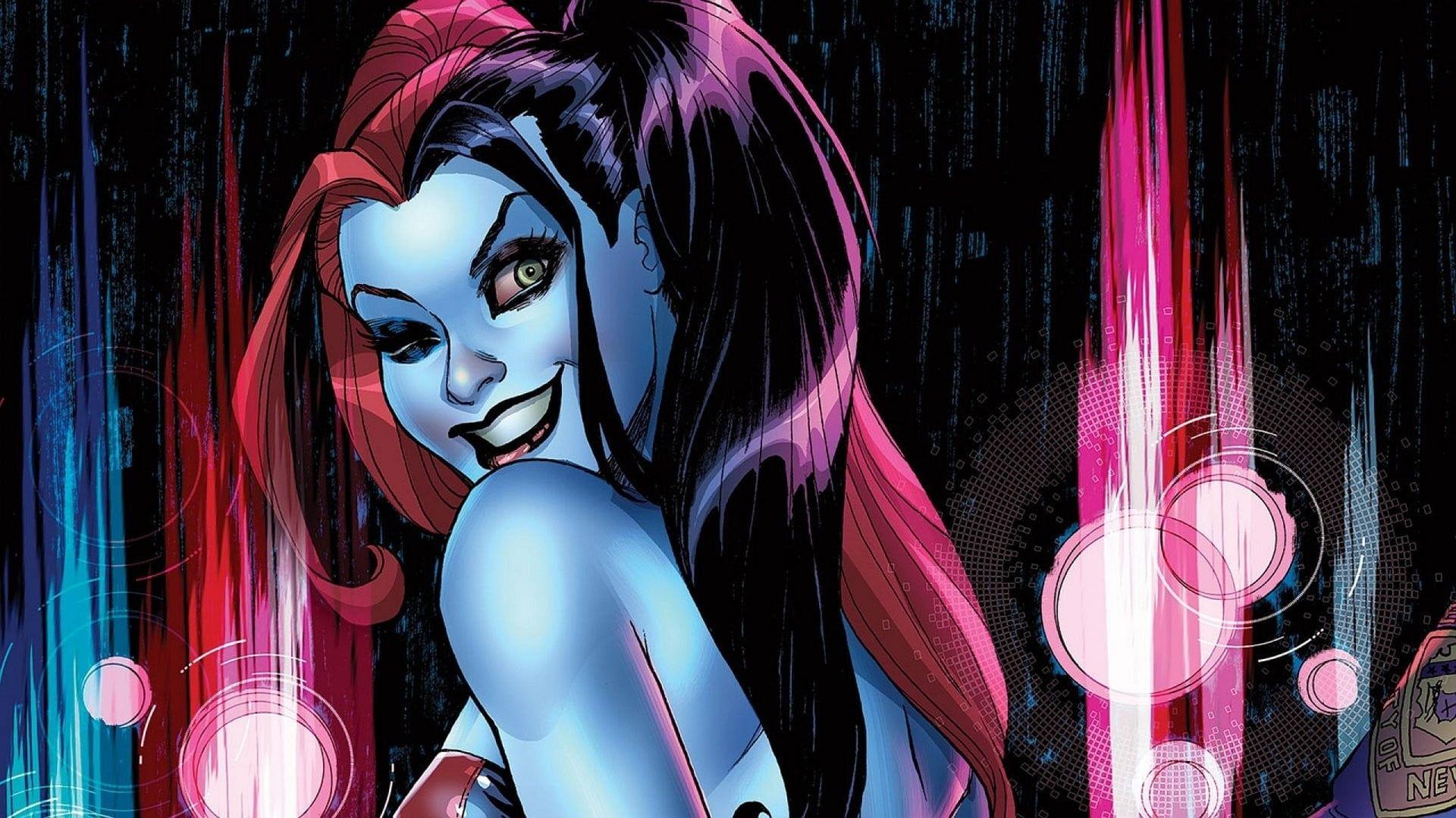 1920x1080 Female black haired character, Harley Quinn, DC Comics, comics