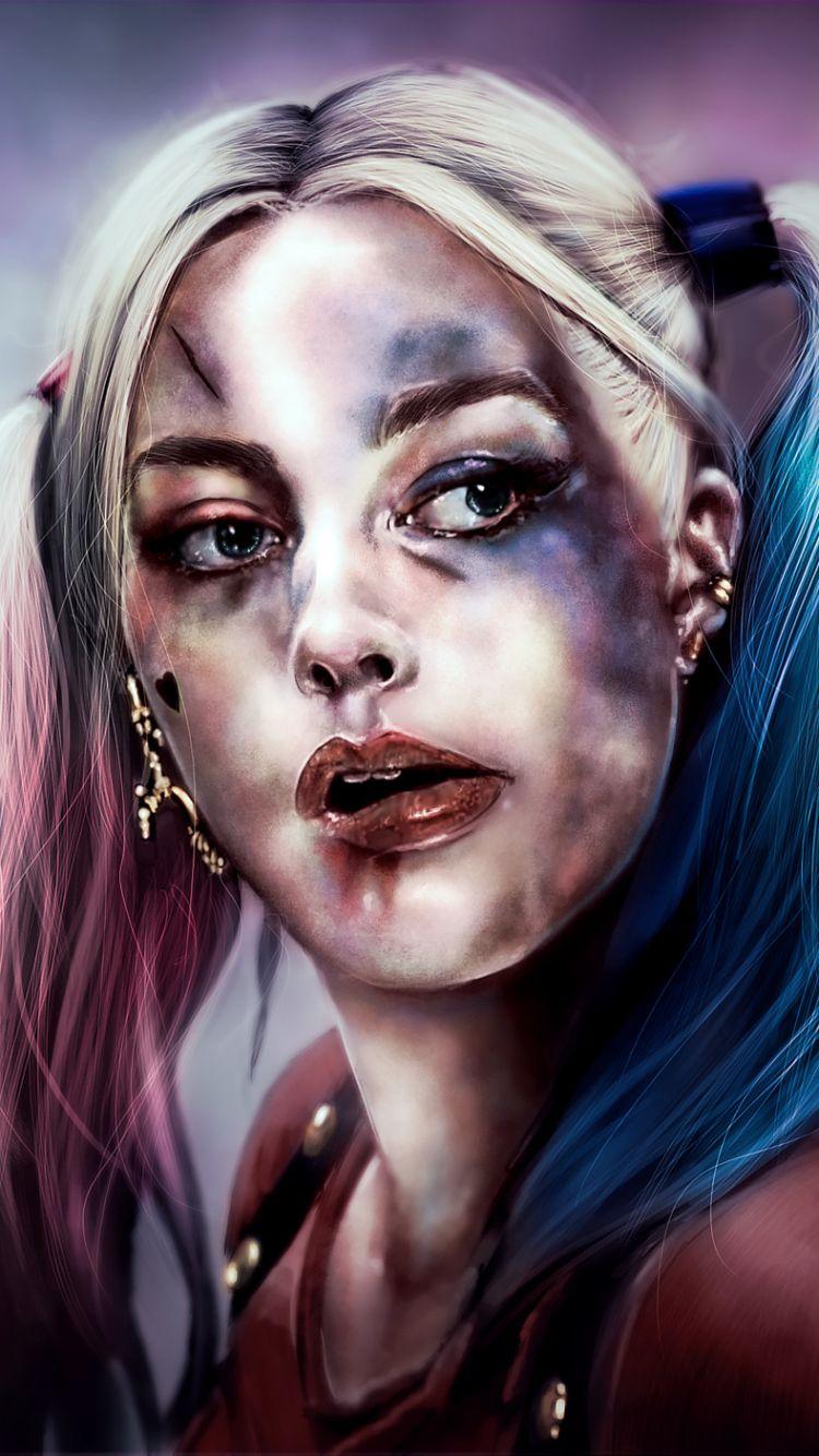 750x1334 Harley Quinn HD Wallpaper For iPhone