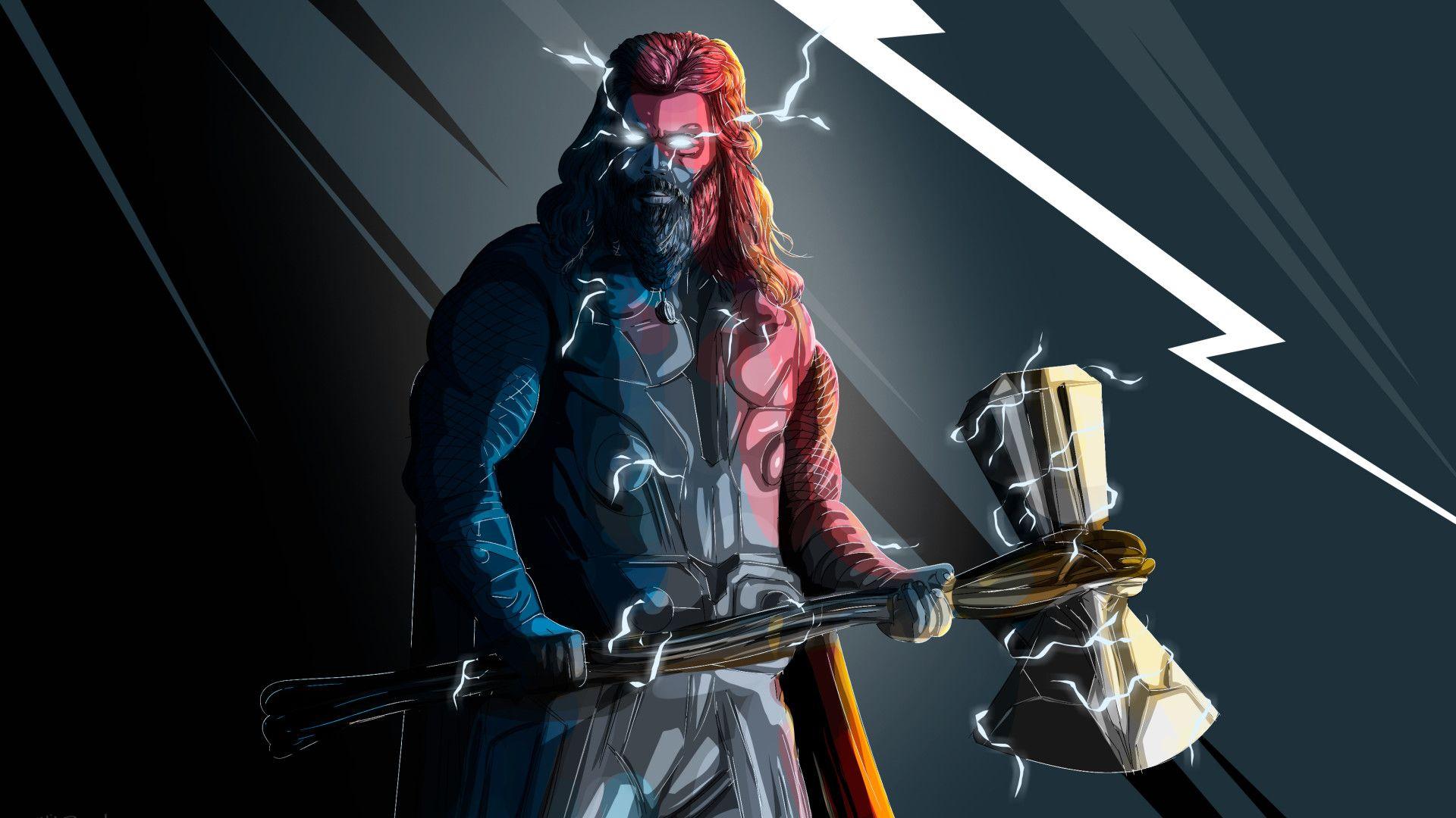 1920x1080 Stormbreaker Thor Wallpaper 4k