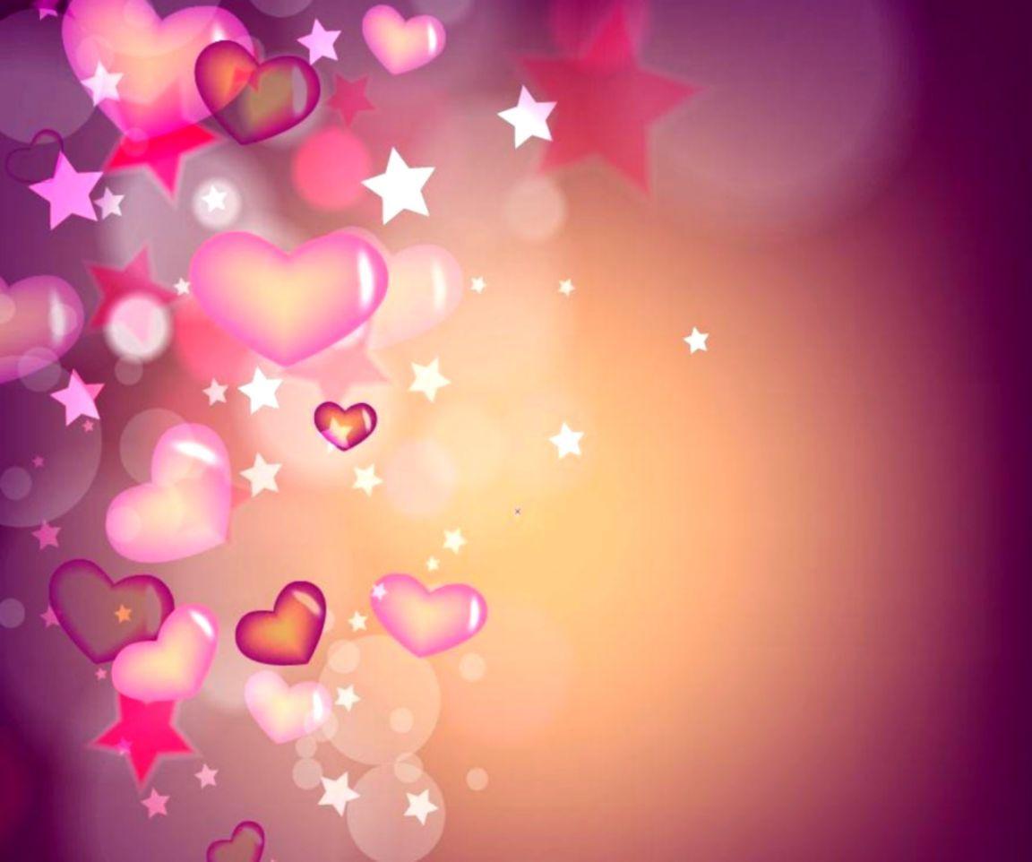 1152x962 Hearts Stars Love Abstract D And Cg HD Wallpaper