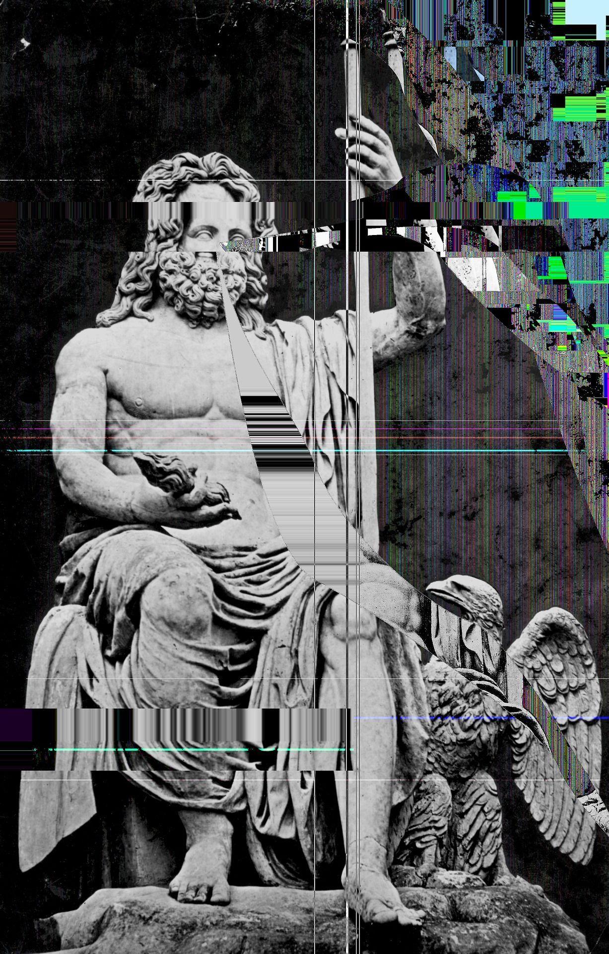 1227x1920 glitch #sculpture. Glitch art, Psychedelic art, Art