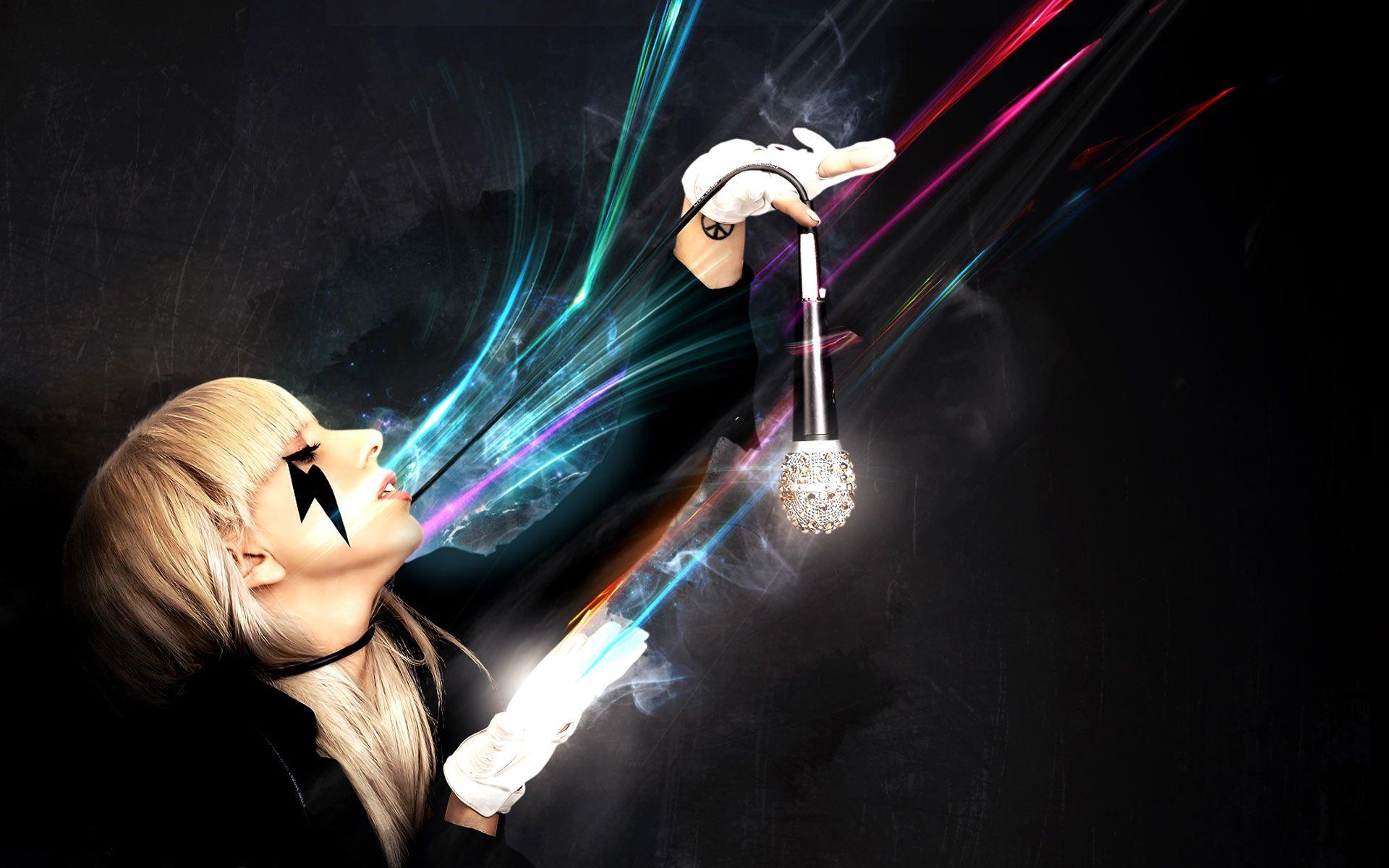 1920x1200 Lady Gaga Just Dance Wallpaper Gaga Poker Face