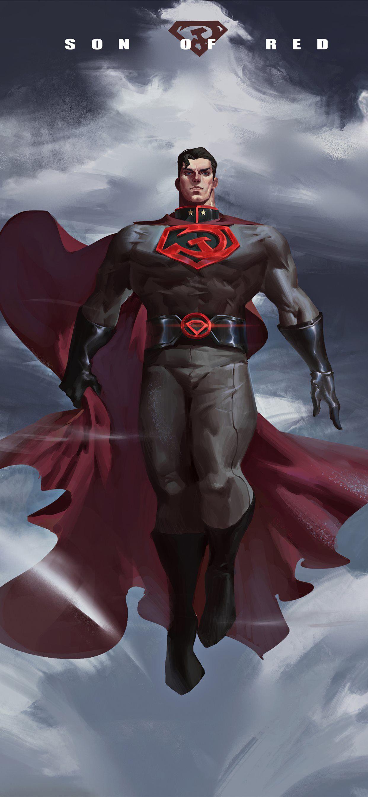 1242x2688 superman red son 2020 4k iPhone Wallpaper Free Download