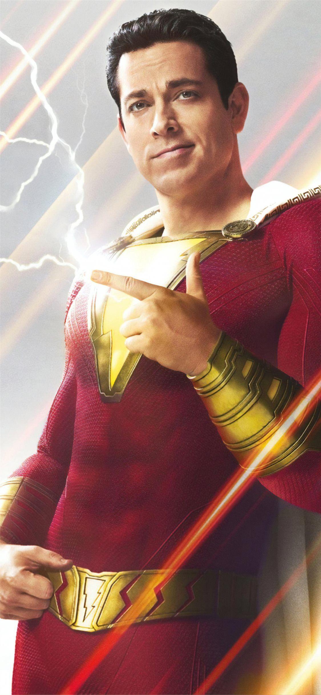 1125x2436 shazam movie 4k poster iPhone X Wallpaper Free Download