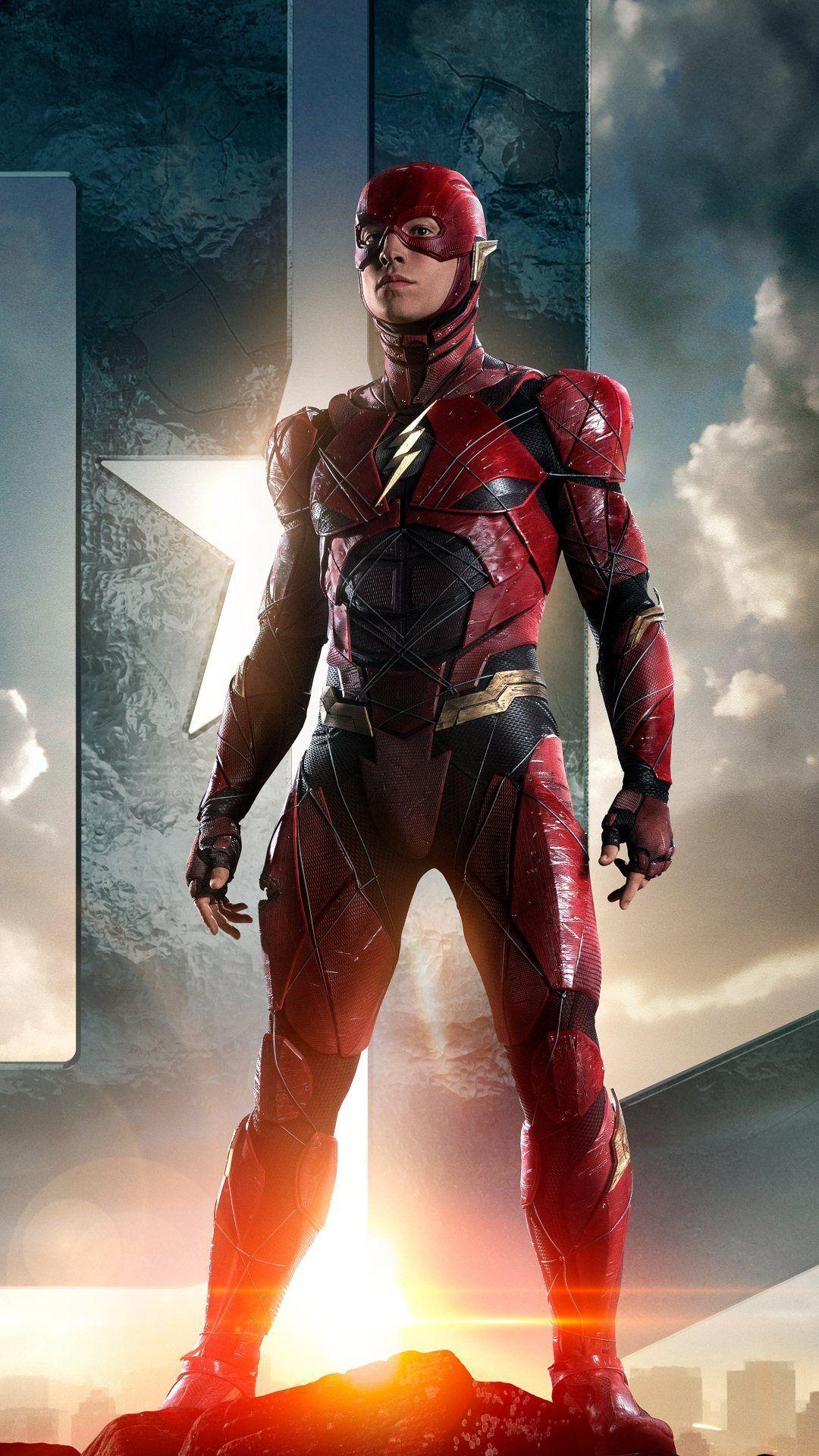 1080x1920 The Flash Justice League 2017 iPhone Wallpaper