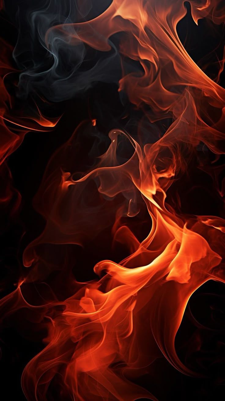 736x1312 Flames Wallpaper